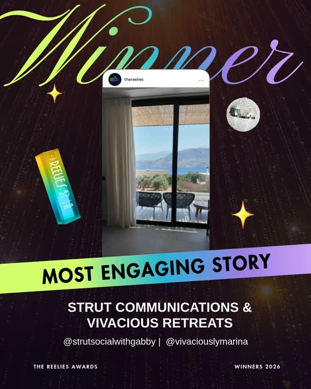 🏆 AND THE WINNER IS... @strutsocialwithgabby and @vivaciouslymarina⁠
⁠
Congrats on winning the Most Engaging Story!!⁠ 👏