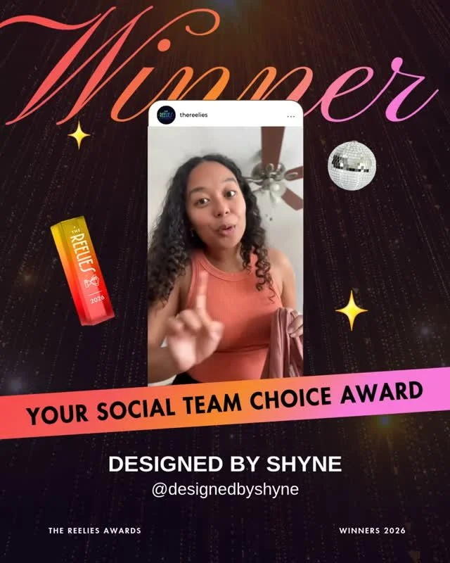 🏆 AND THE WINNER IS... @designedbyshyne⁠
⁠
Congrats on winning the Your Social Team Choice Award!!⁠ 👏