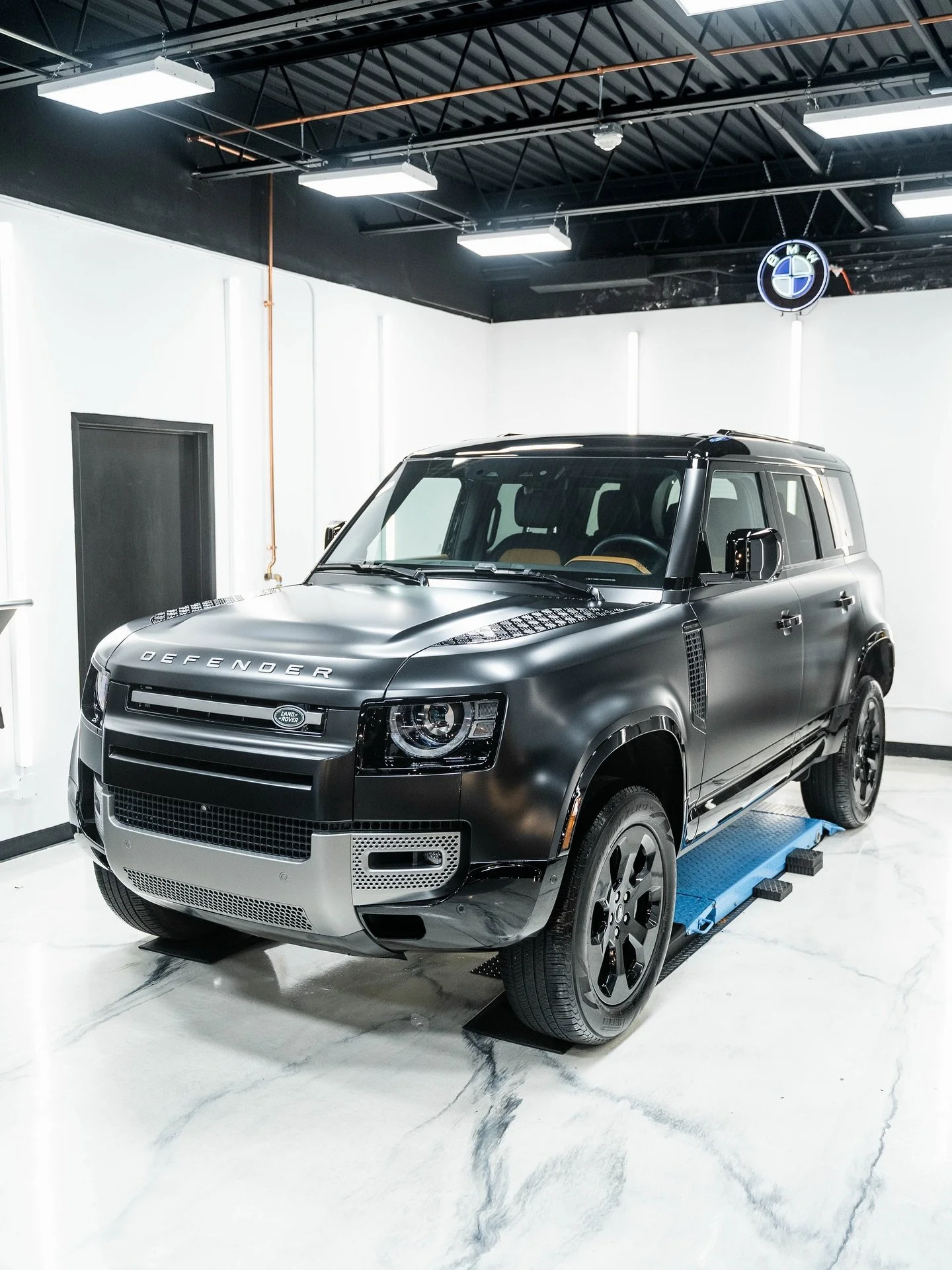Land Rover Defender received a full car satin finish conversion using @suntekfilms Ultra Matte PPF😎 
All gloss accents were also protected with SunTek Ultra Gloss PPF 

Looking to protect or style your ride? Give CT Auto Pros a call today! 

@ctauto