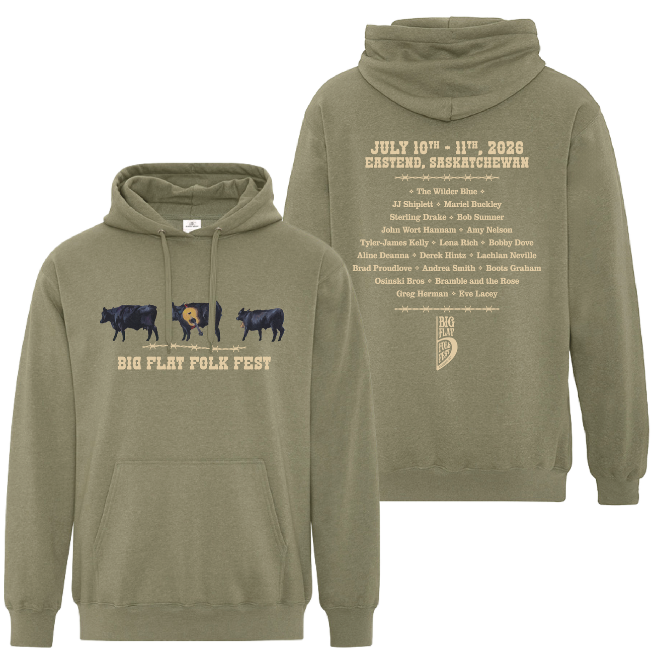 Big Flat Folk Fest Hoodie 2026
