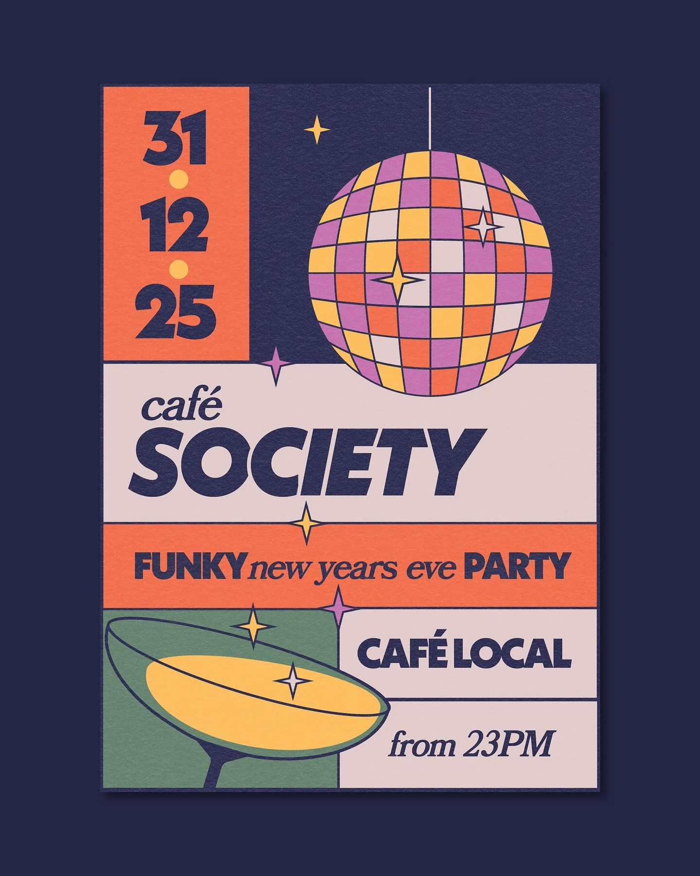 Poster design voor de nieuwste editie van @cafesocietyantwerp 🪩

#branddesign #posterdesign #brandidentity #branding #graphicdesign