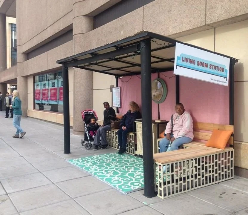 Living Room Station: Creating a “Home Away From Home" at a Busy Transit Stop