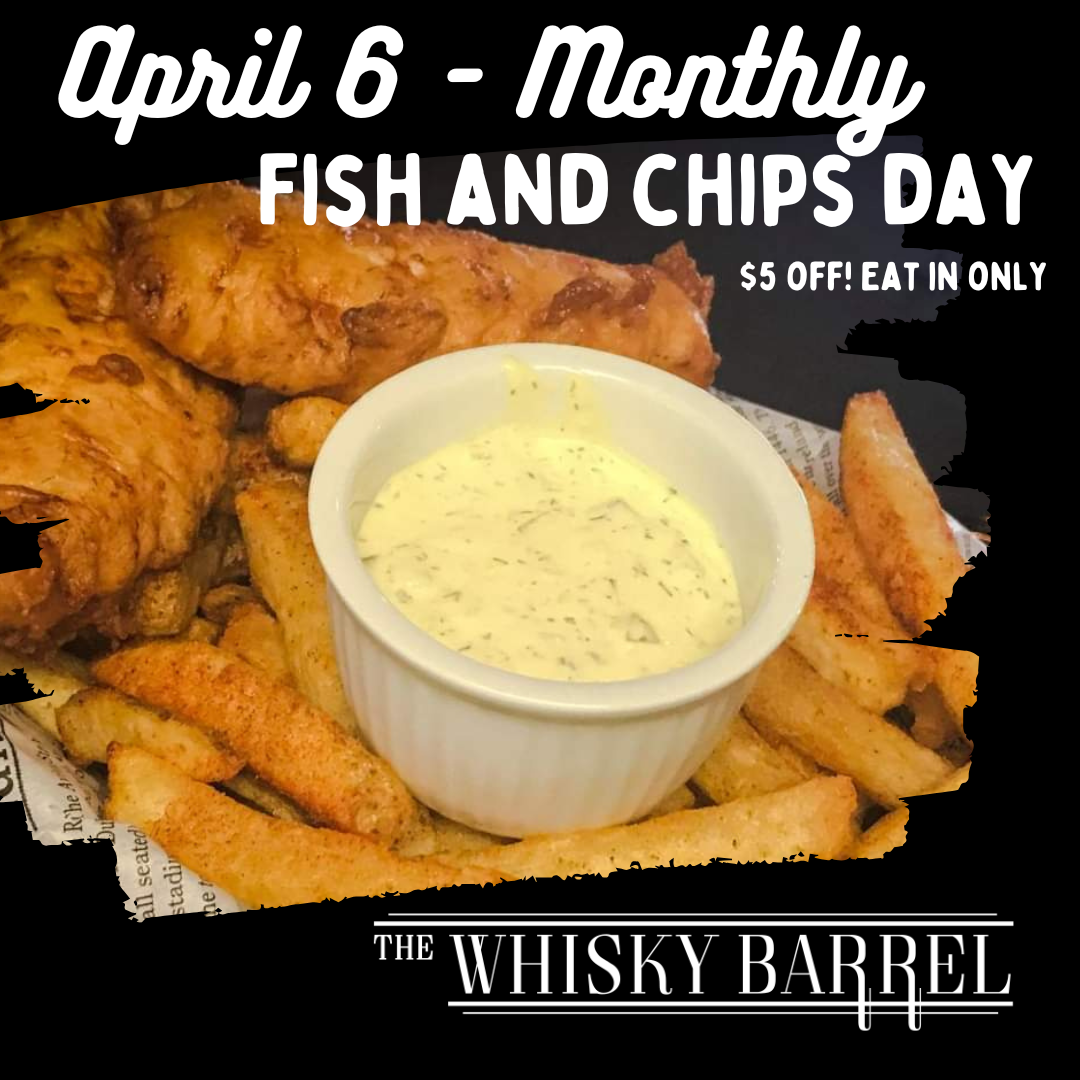 Monthly Fish & Chip Night - $5 Off