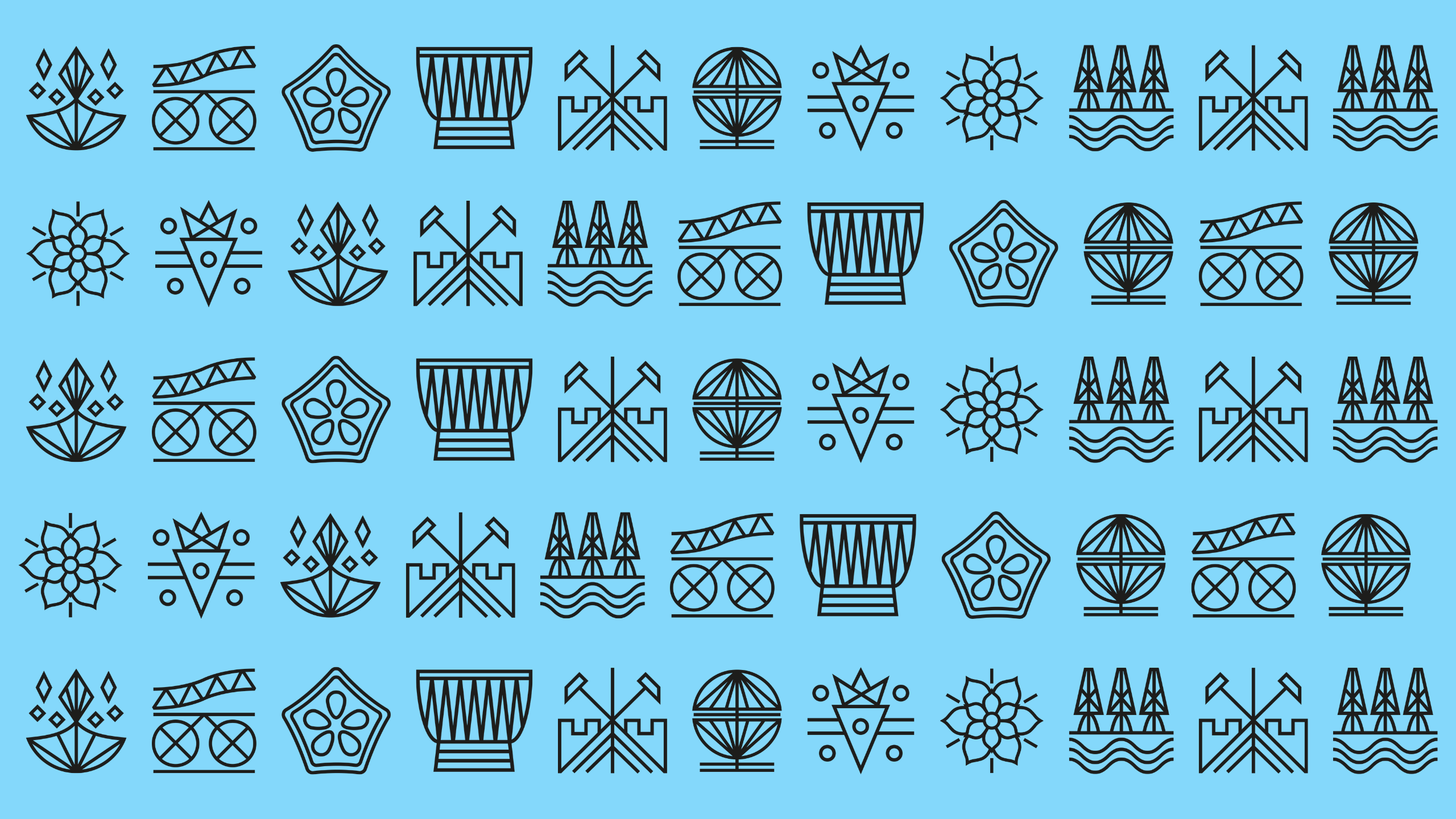 Culture Within Newham decorative symbols