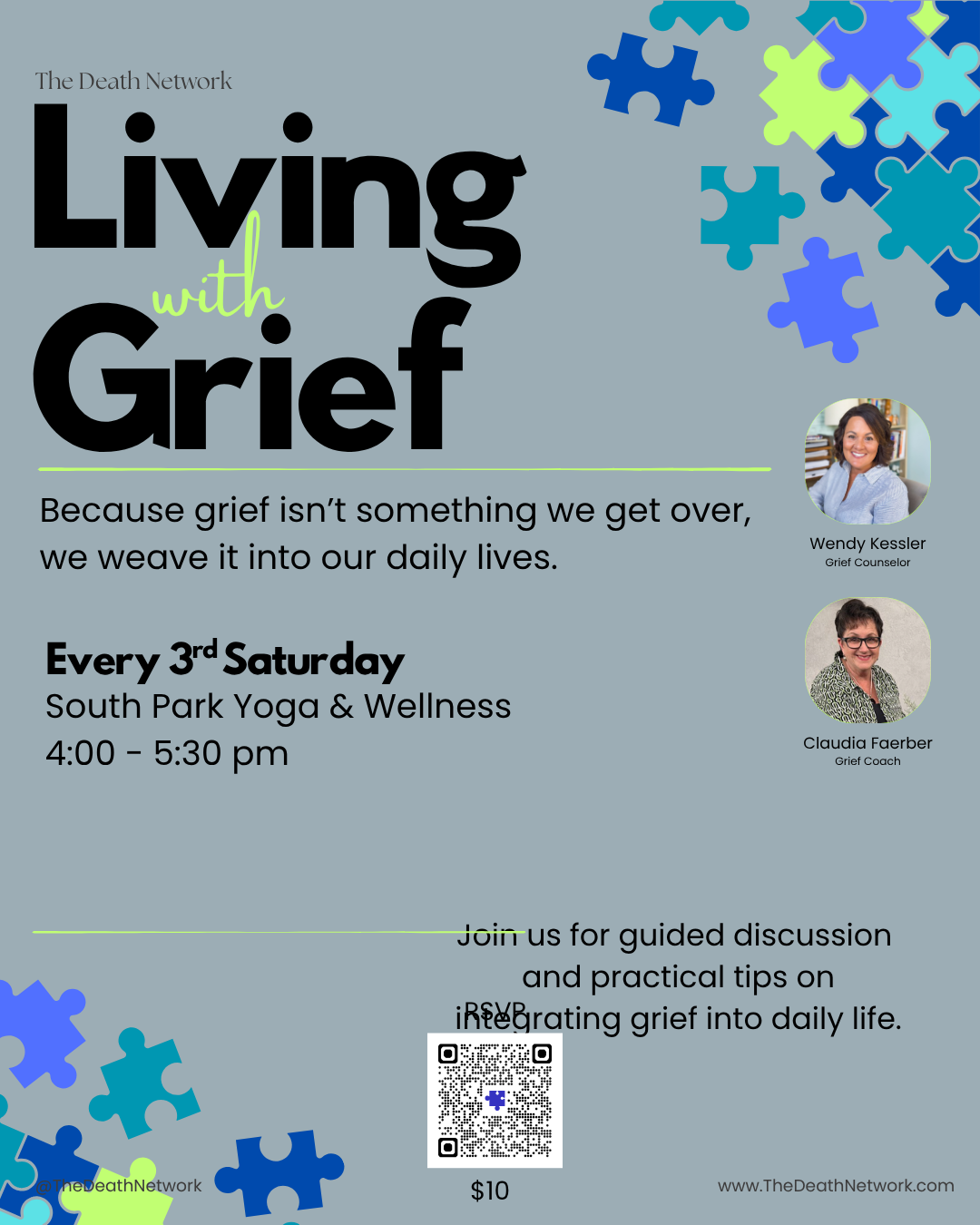 Living with Grief a guided discussion with The Death Network