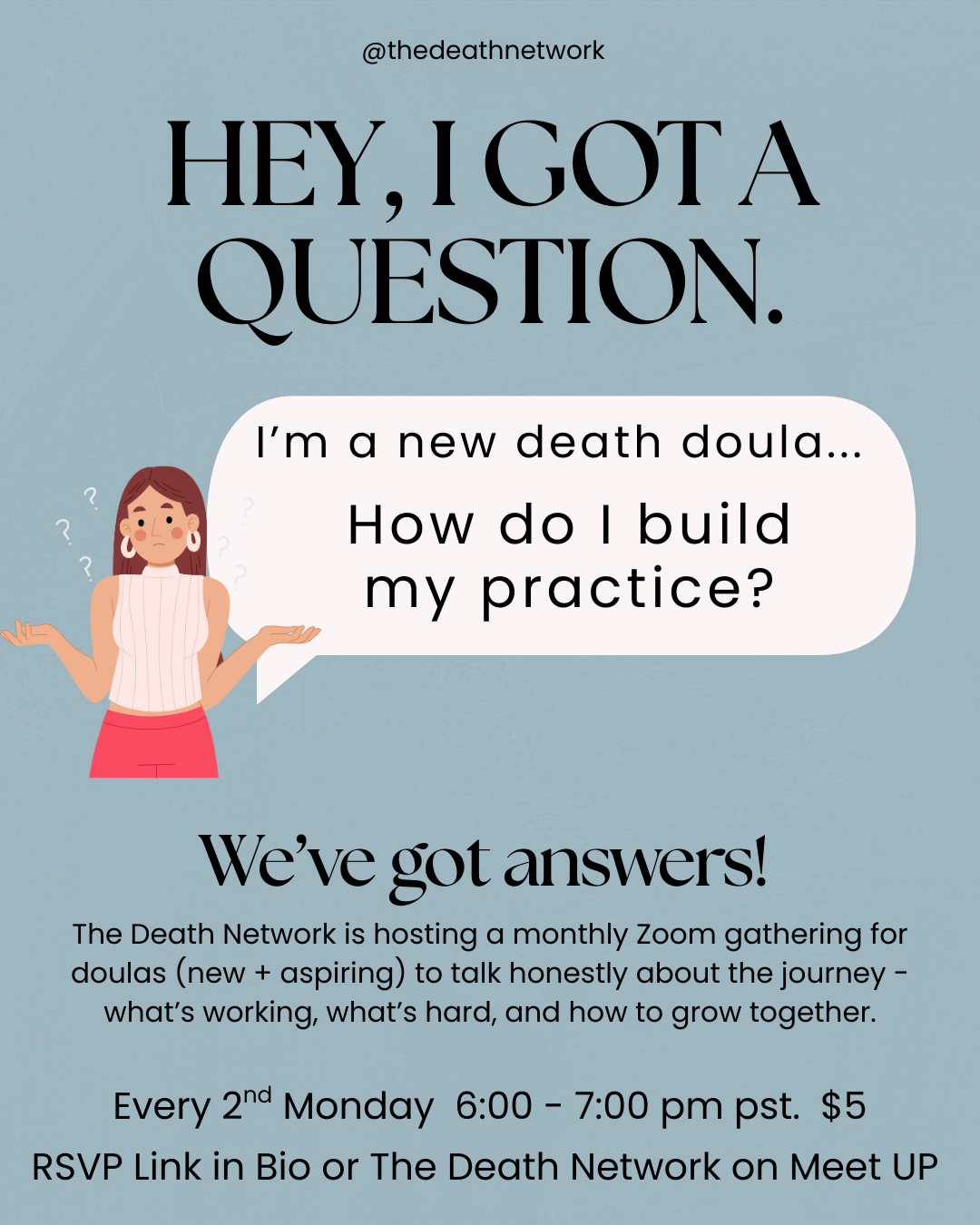 The Death Network Online Discussion - What does a death doula do?
