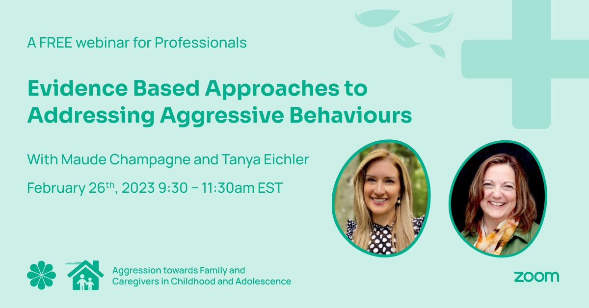 Evidence Based Approaches to Addressing Aggressive Behaviours (A FREE webinar for Professionals)