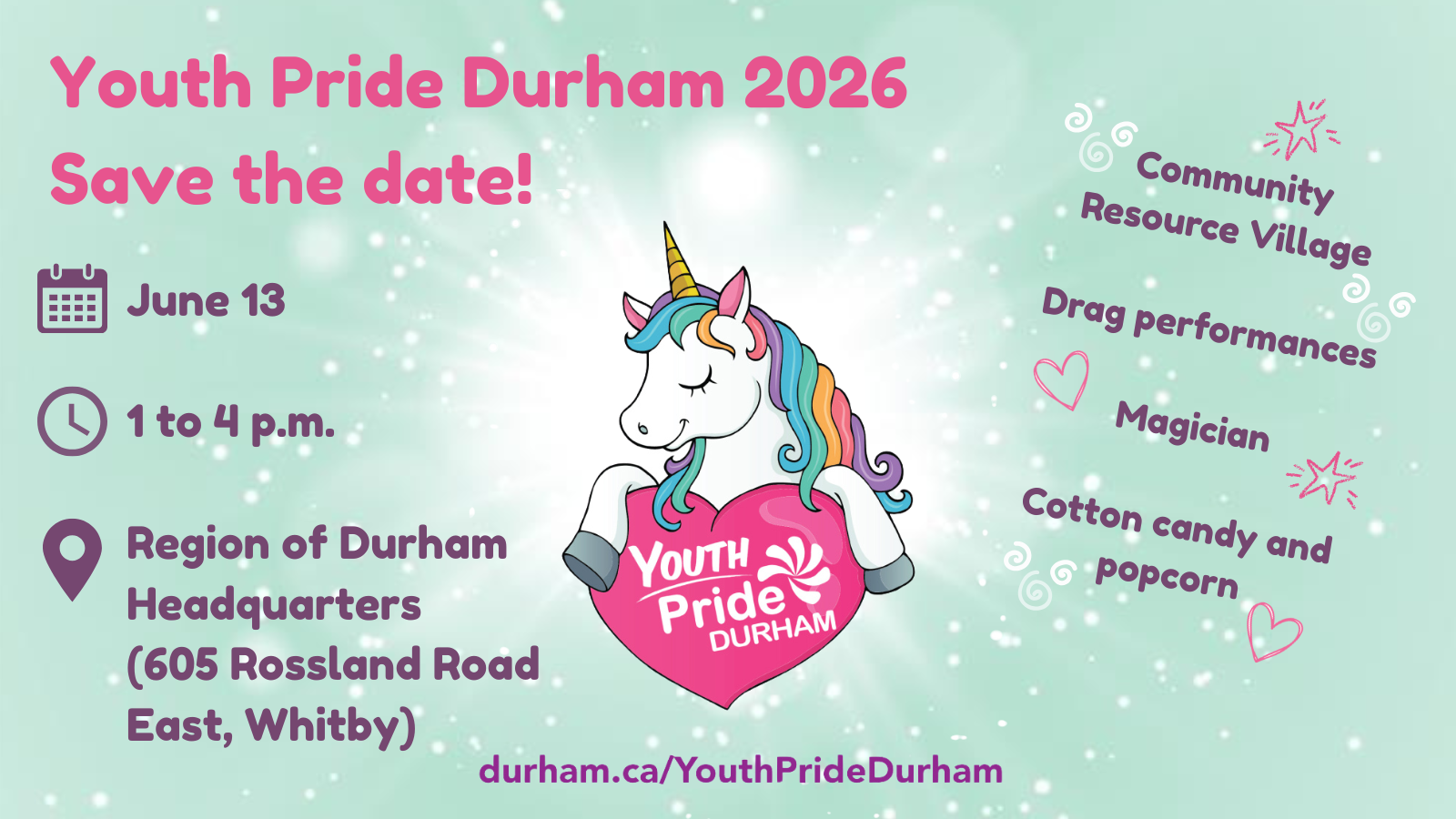 [Eastern] Youth Pride Durham 2026—Whitby
