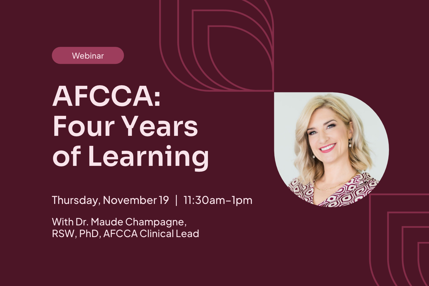 [Webinar] Aggression Toward Family/Caregivers in Childhood &amp; Adolescence (AFCCA): Four years of learning. Evolving practice
