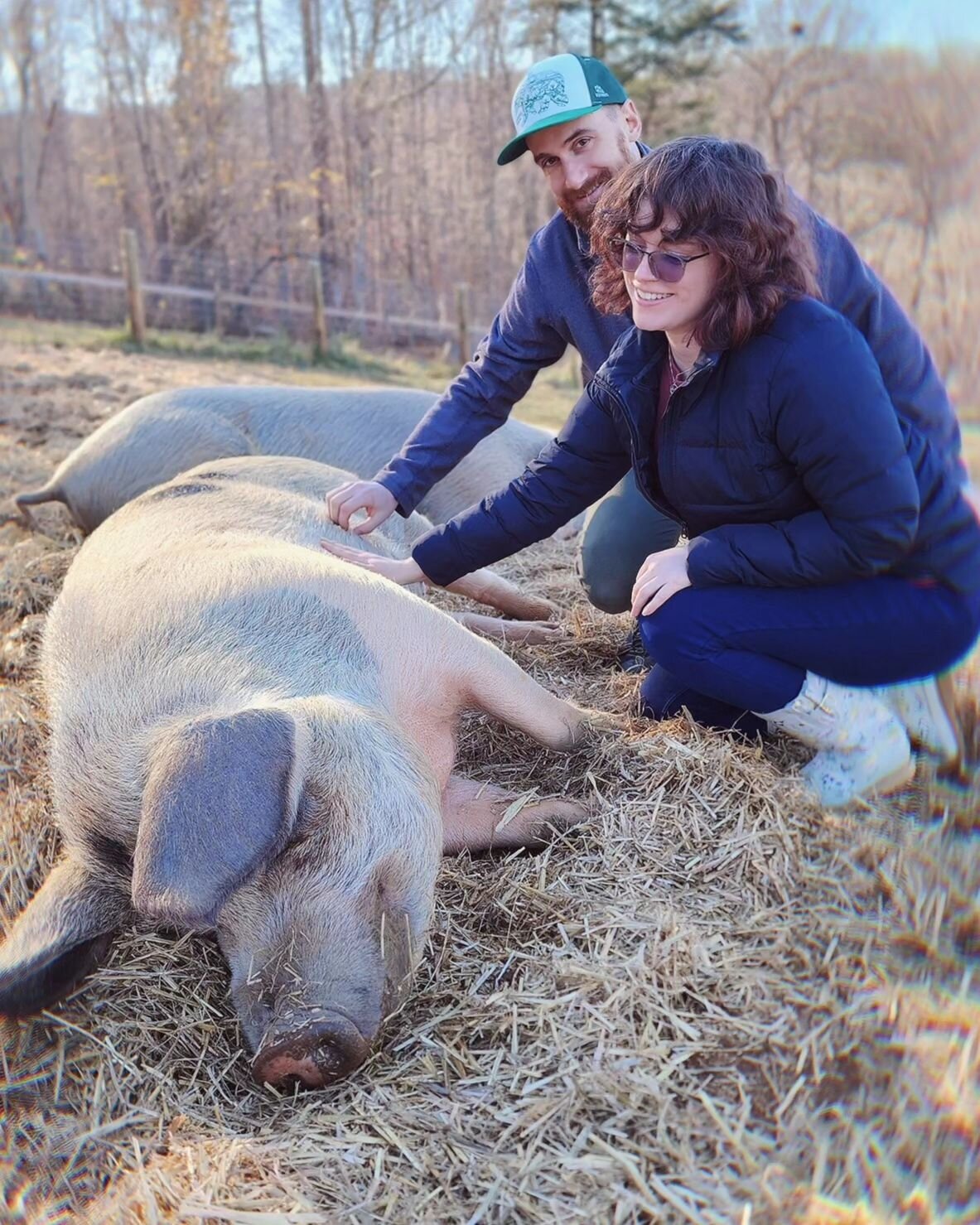 Thank you to everyone who reached out and wished me a happy birthday ❤️. I celebrated by going to some of my favorite places and also discovering some new ones! Like Hogs &amp; Kisses Farm Sanctuary 😍. Amazing founder Anne introduced us to some very