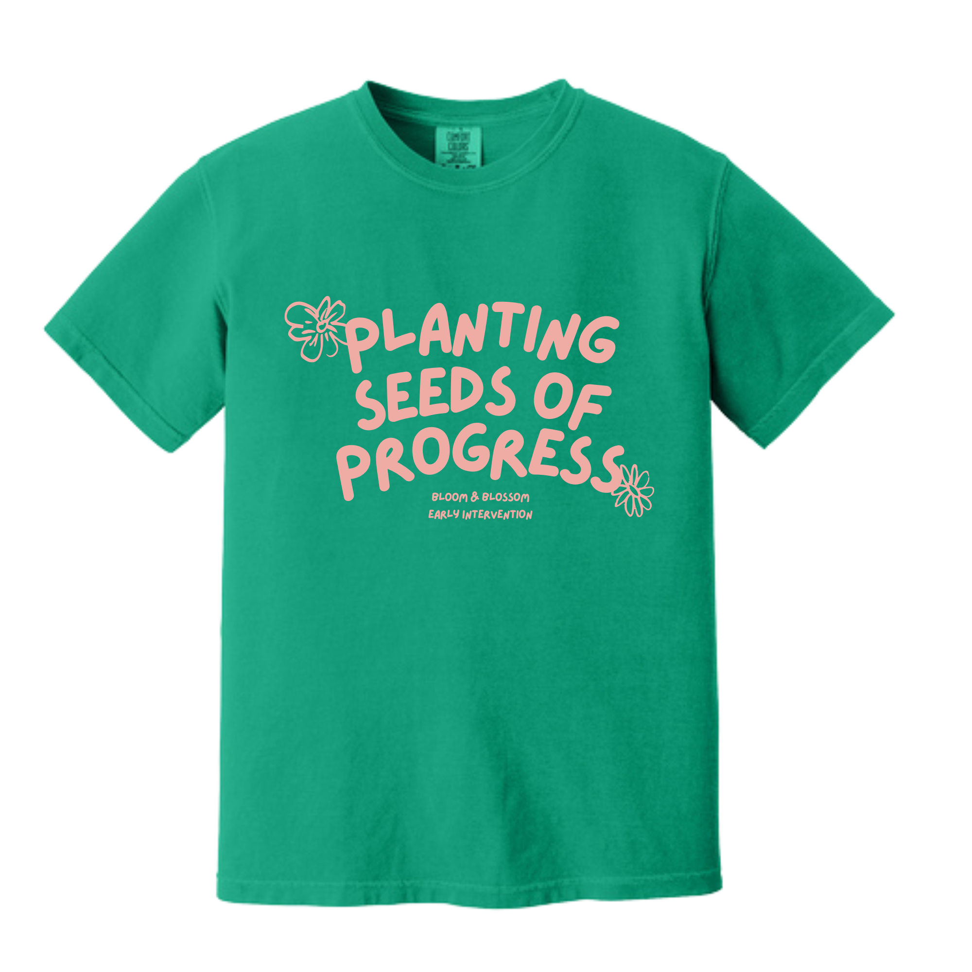 Adult Green Planting Seeds of Progress