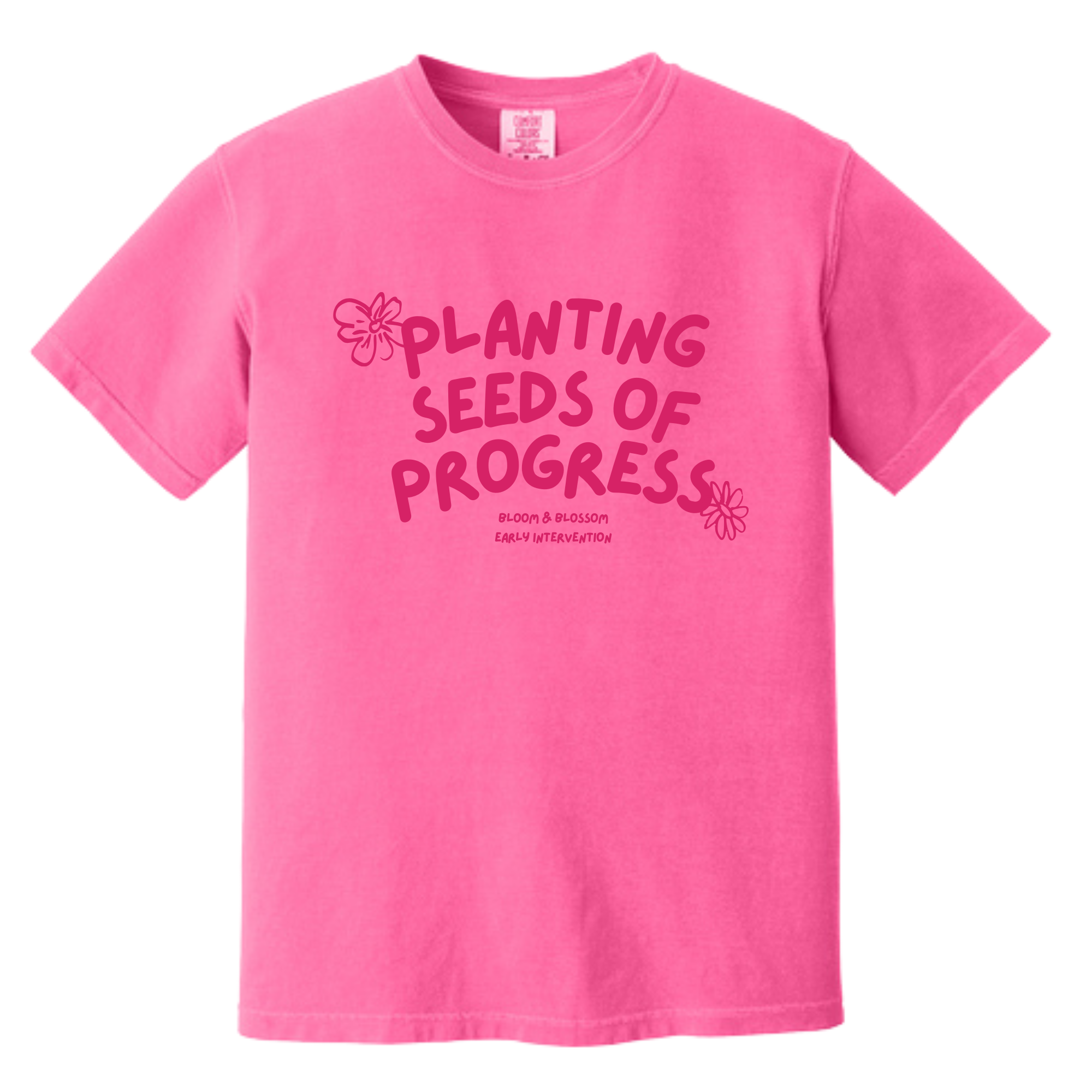 Adult Pink Planting Seeds of Progress