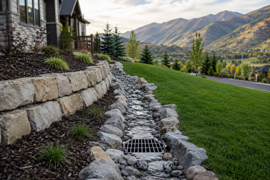 Yard Drainage in Park City and the Heber Valley
