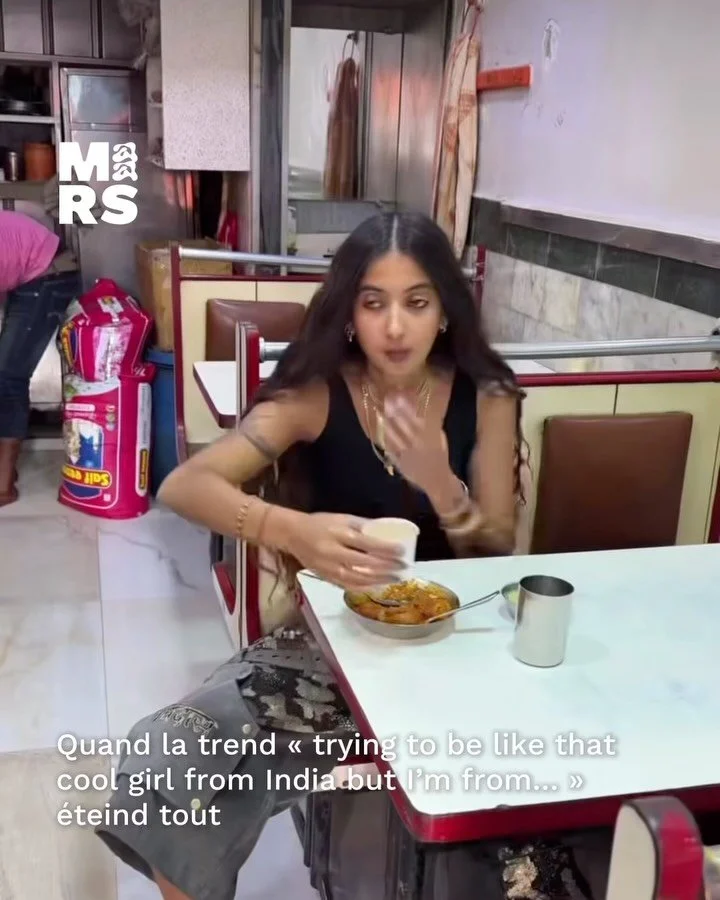 Si la designer @diyajoukani est r&eacute;cemment devenue virale pour ses vid&eacute;os o&ugrave; elle arpente nonchalamment les rues de Mumbai, sa popularit&eacute; a permis l&rsquo;essor de la trend &laquo;&nbsp;trying to be like that cool girl from