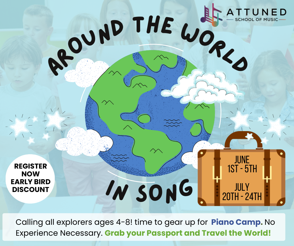 Around the World in Song: Piano Camp for Ages 4-8