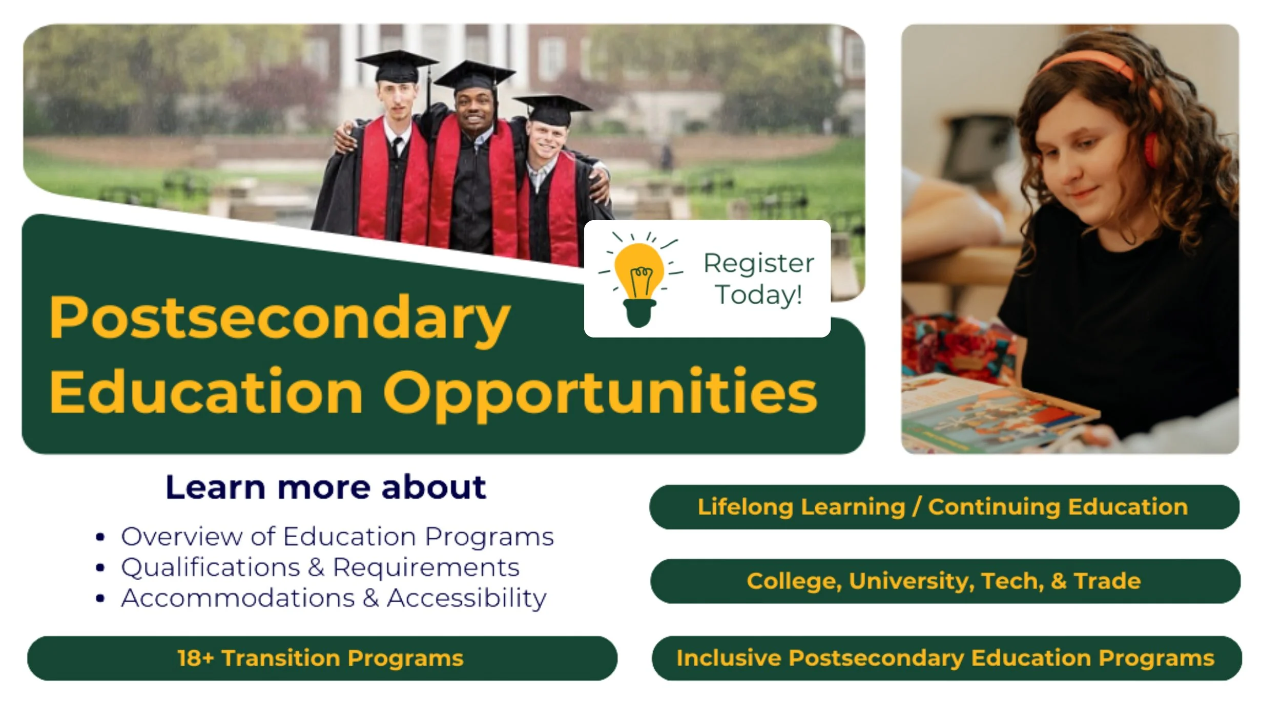 Postsecondary Education Opportunities