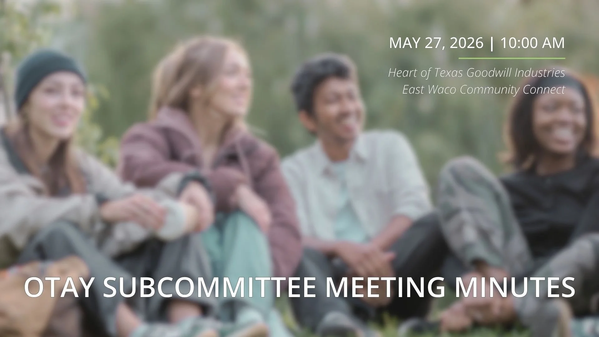 May 27, 2026 | OTAY Subcommittee Meeting Minutes
