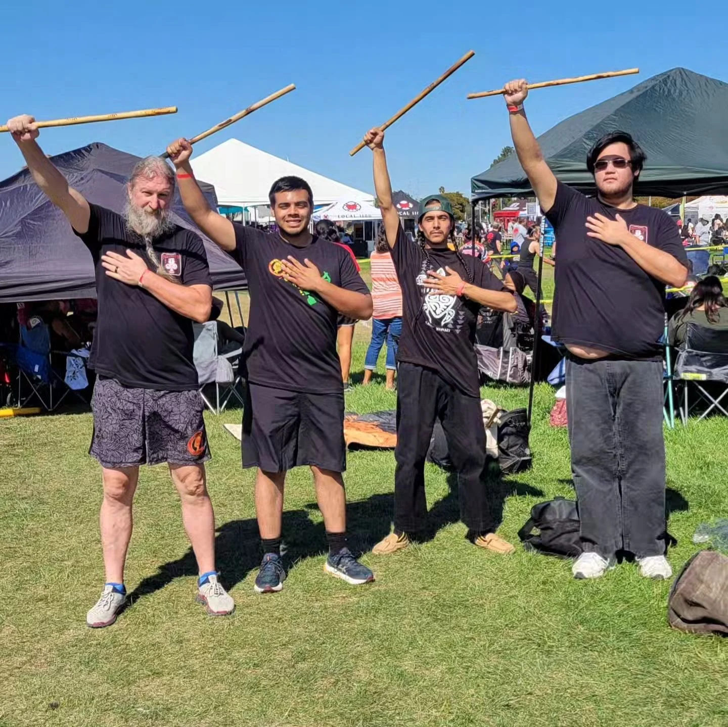 In the winding down moments of a busy weekend, the time is spent reflecting.
*
On Saturday, an enthusiastic group of first-time competitors went traveled to participate in a tournament hosted by the Vallejo Goodwill FMA Association. With no more than