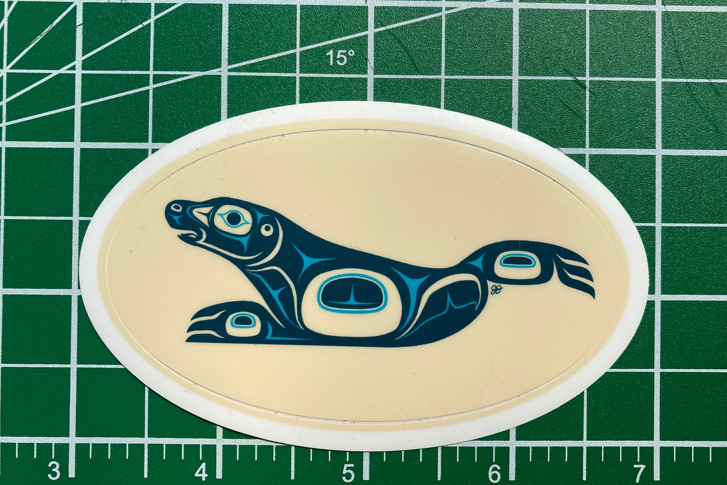 Formline Harbour Seal Sticker