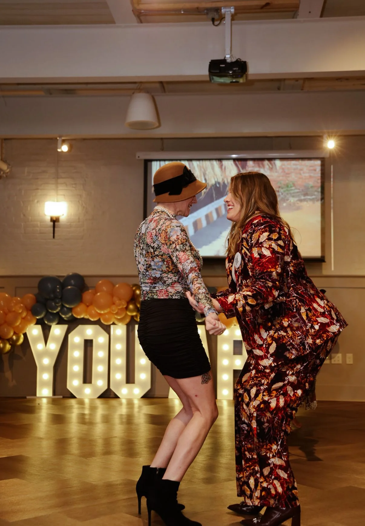 Michelle Smock and Jess Upchurch King celebrate at the YOU ARE brunch Gala