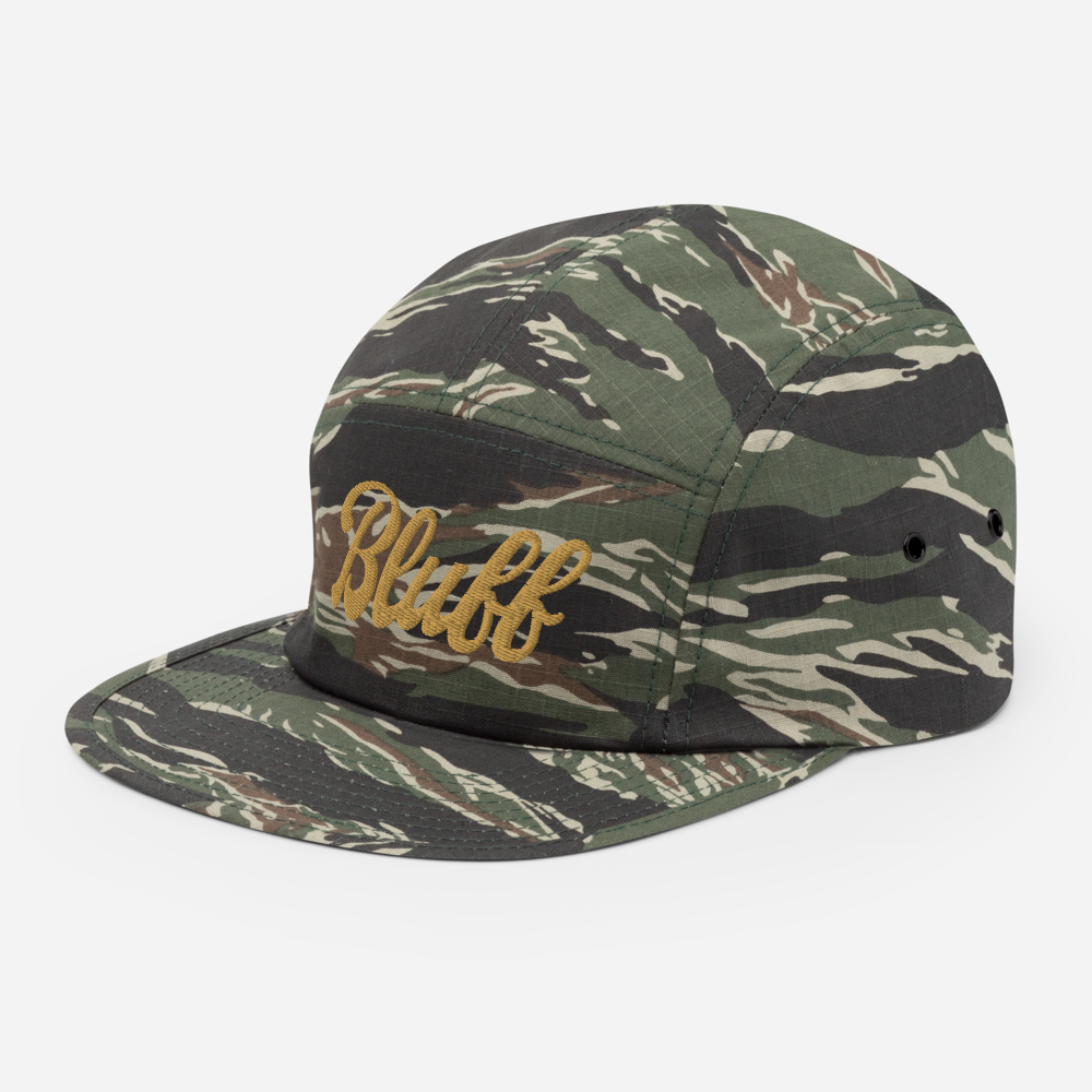 5-panel-cap-green-tiger-camo-left-front-69332c2f37819.png