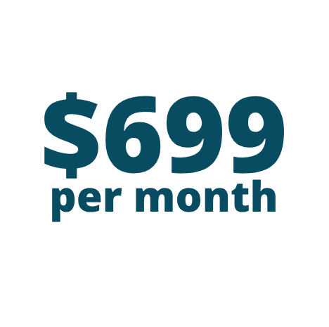 Ezer VA Group's nonprofit packages start at $699 per month.