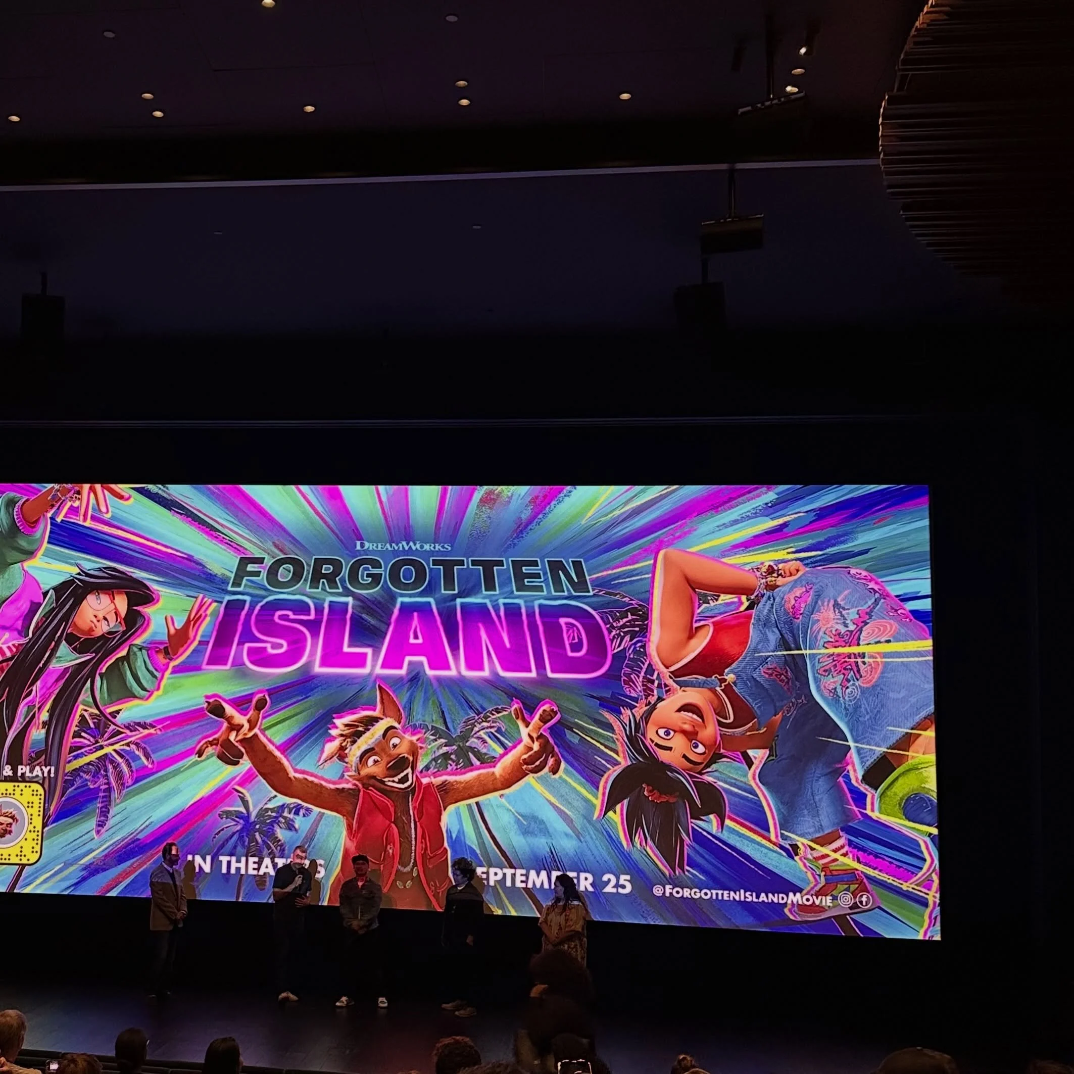 Tayo na 🇵🇭 Forgotten Island hits theaters today!! 

Vocals for two of the songs featured in the movie were recorded at Igloo - &ldquo;A Parallel World&rdquo; performed by BINI &amp; &ldquo;Never Tear Us Apart&rdquo; performed by Sophia Laforteza 🌊