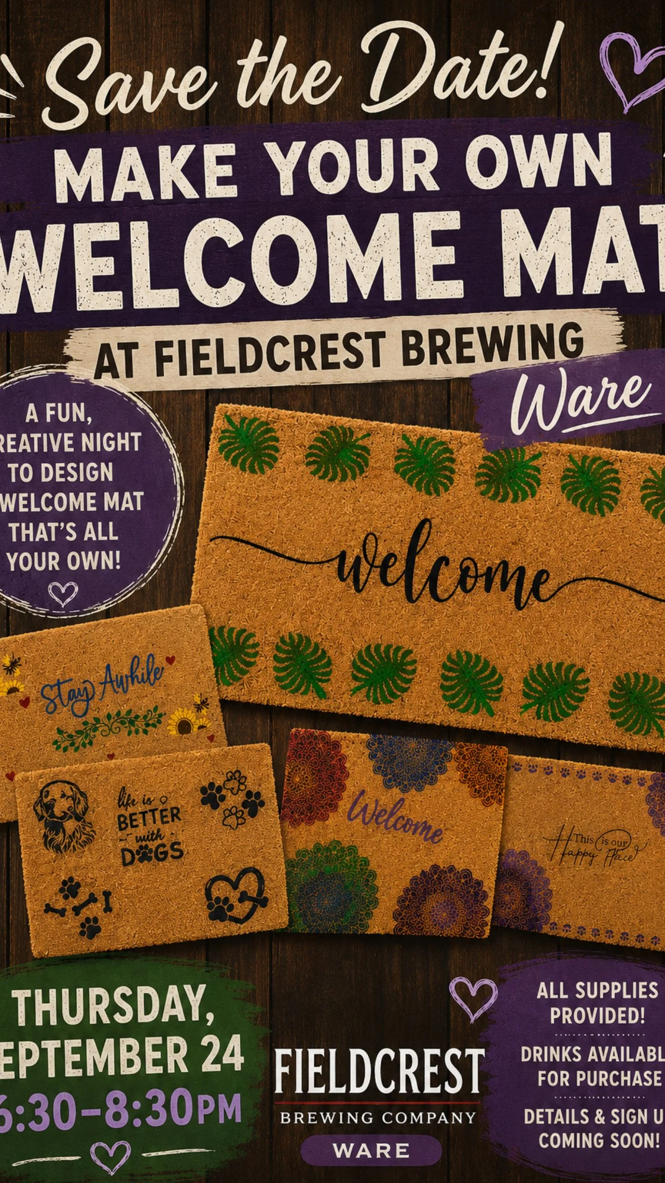 Design your own door mat