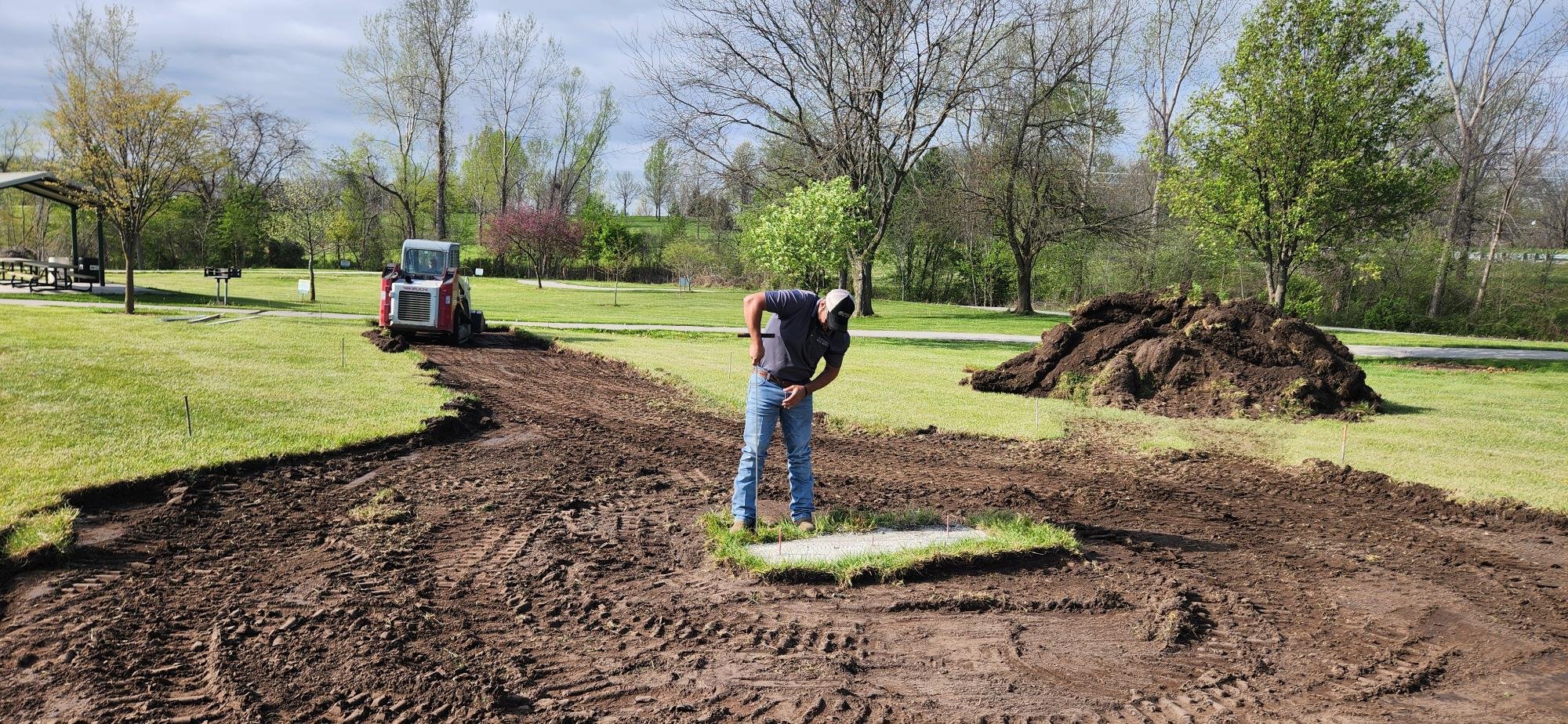 Construction began April 15th