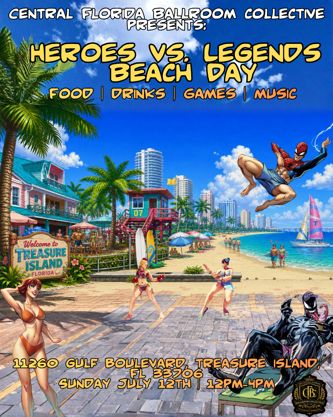 Hero vs Legends Beach Day