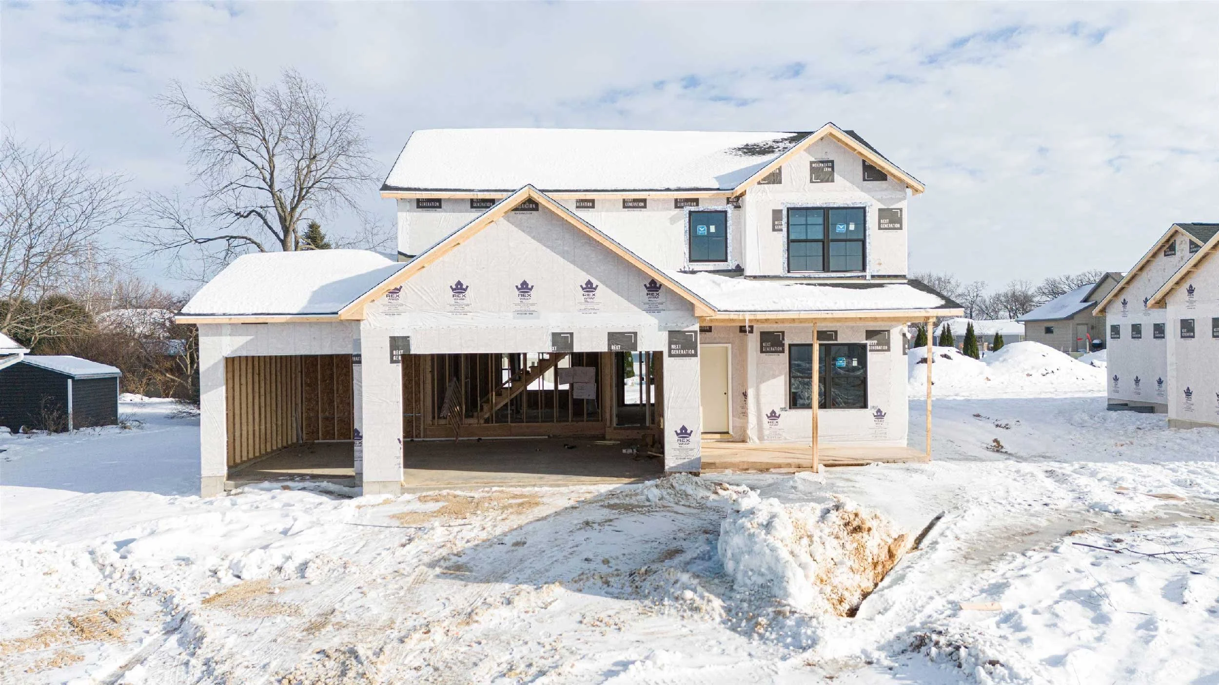 new construction home for sale Tower Hill Estates subdivision Milton WI