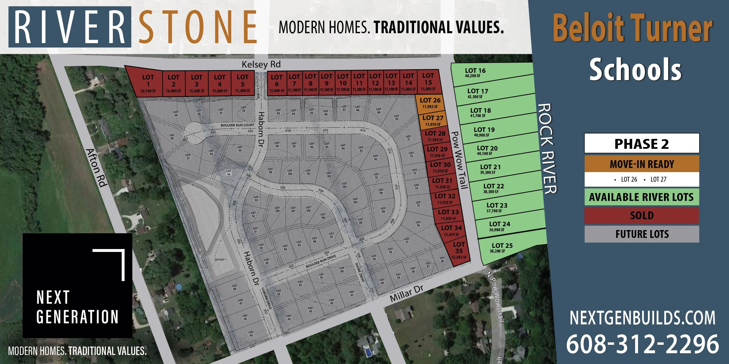 New construction home for sale Riverstone subdivision Beloit WI