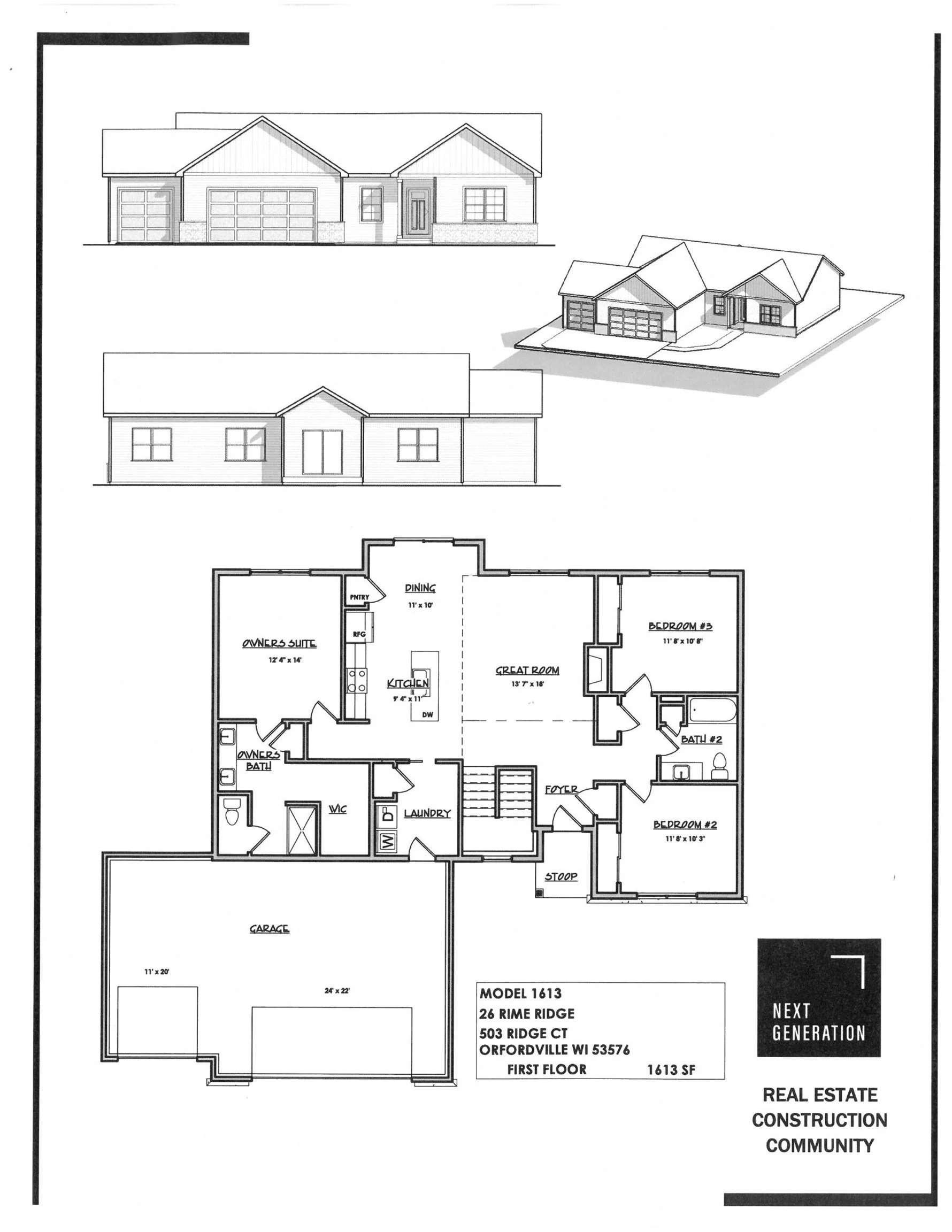 503 Ridge Ct, Orfordville, WI 53576
