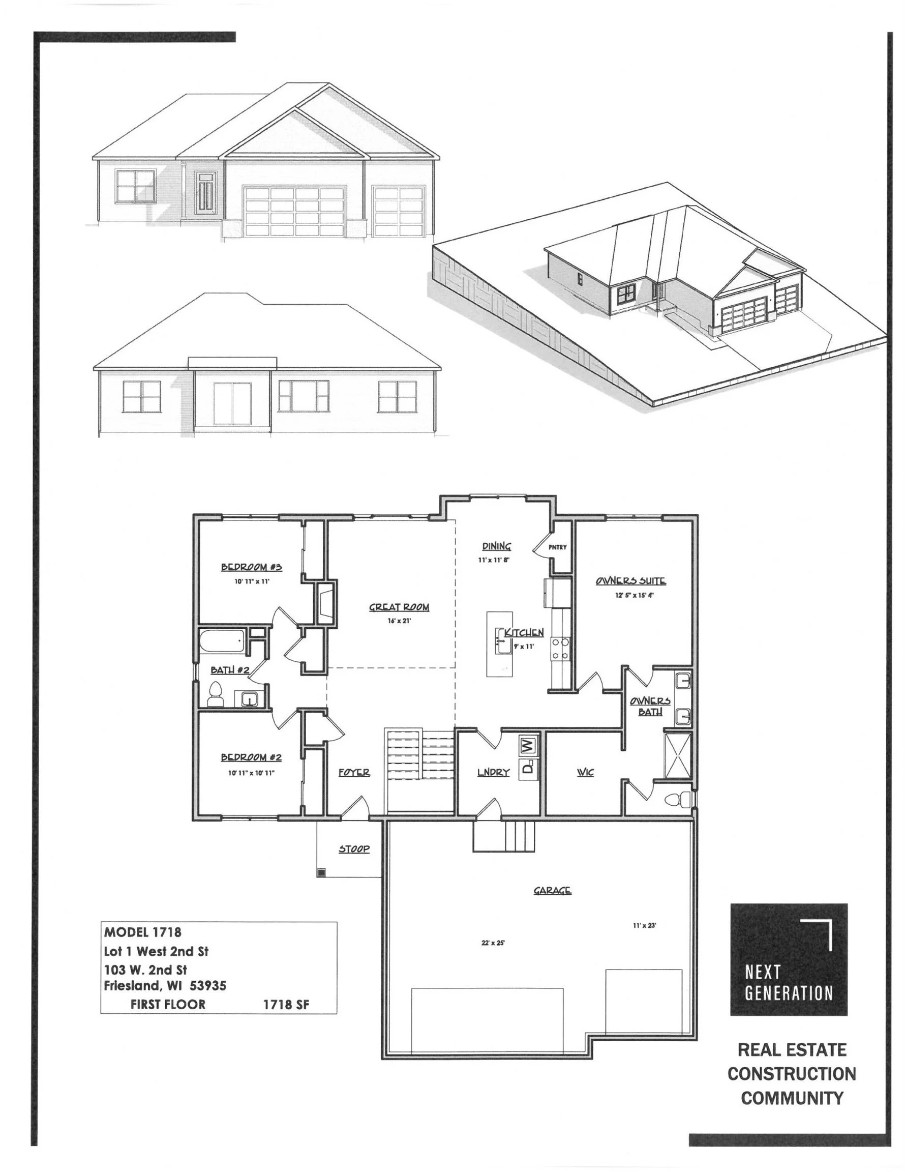 103 2nd St, Friesland, WI 53935