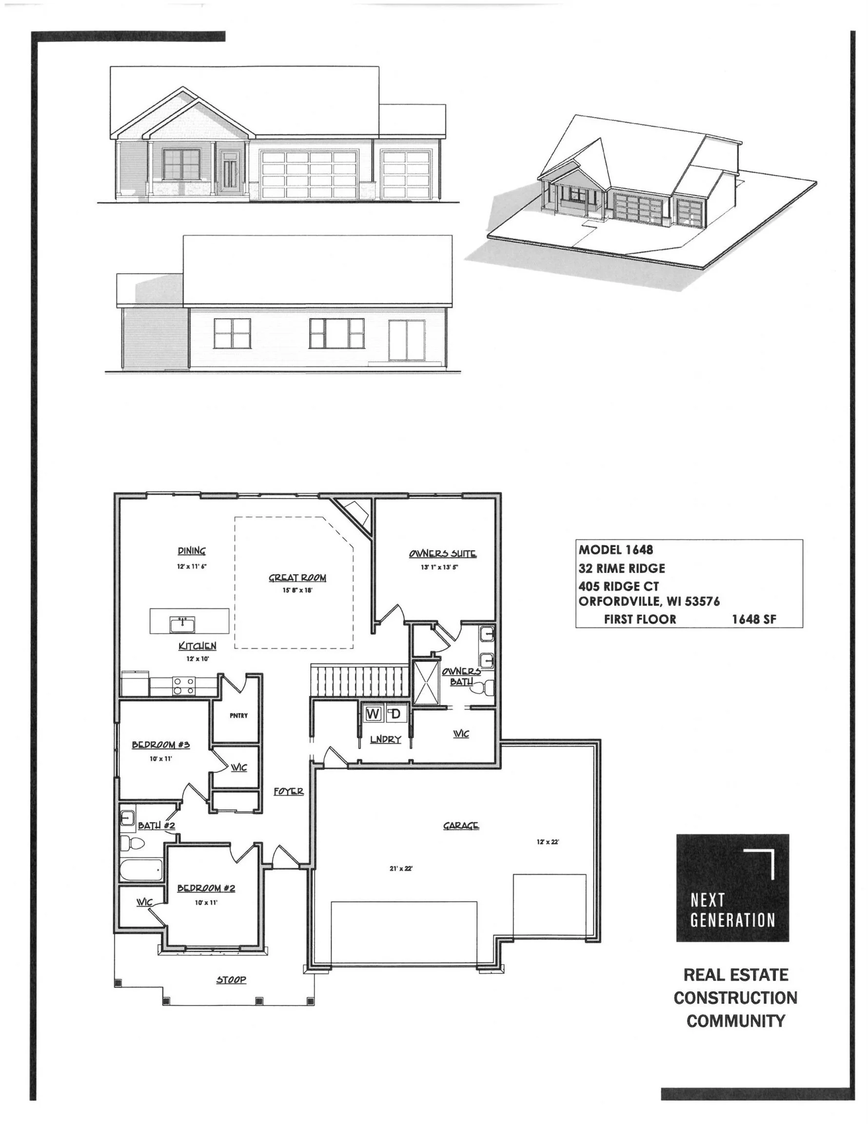 405 Ridge Ct, Orfordville, WI 53576