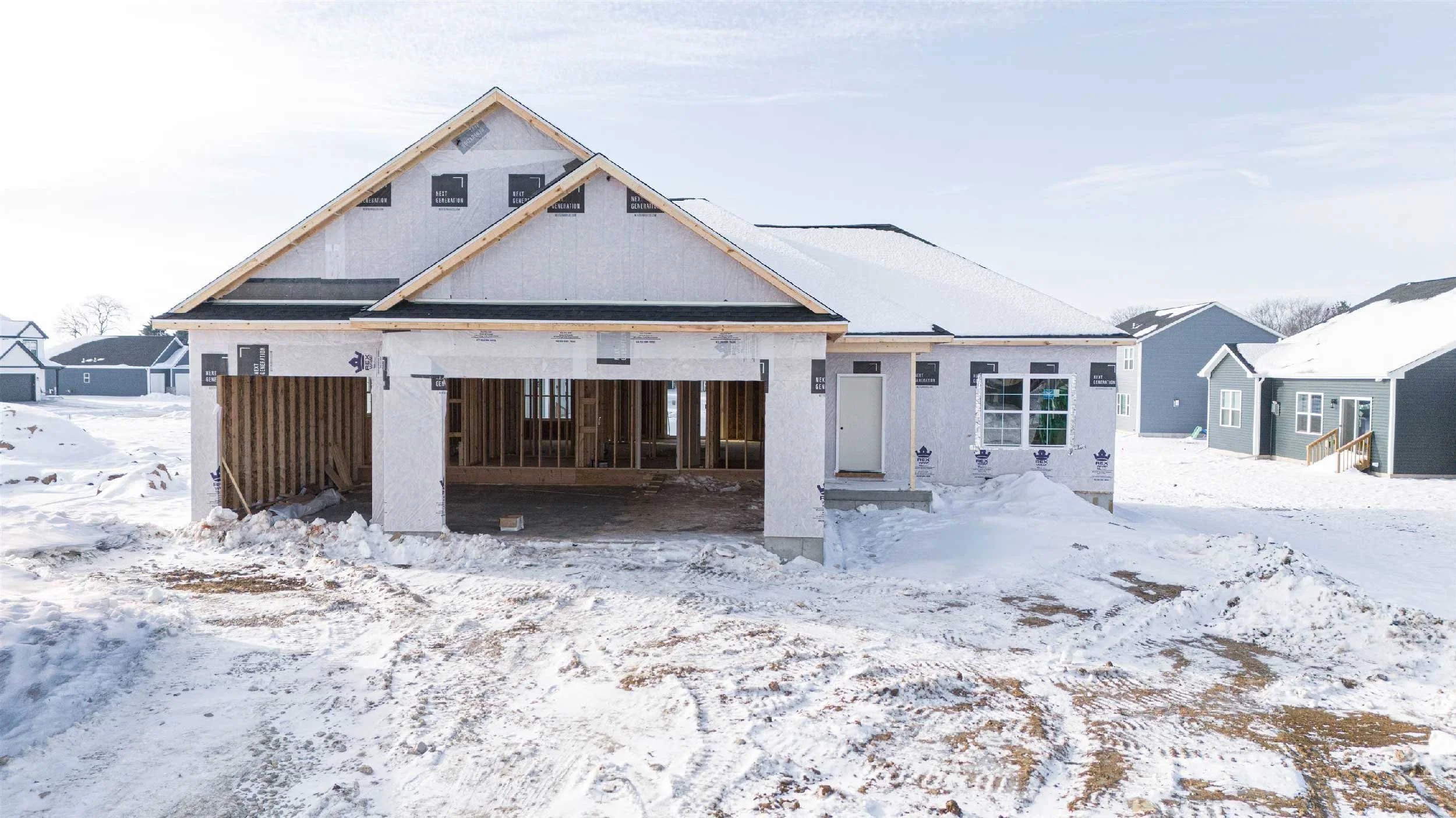 new construction home for sale Tower Hill Estates subdivision Milton WI