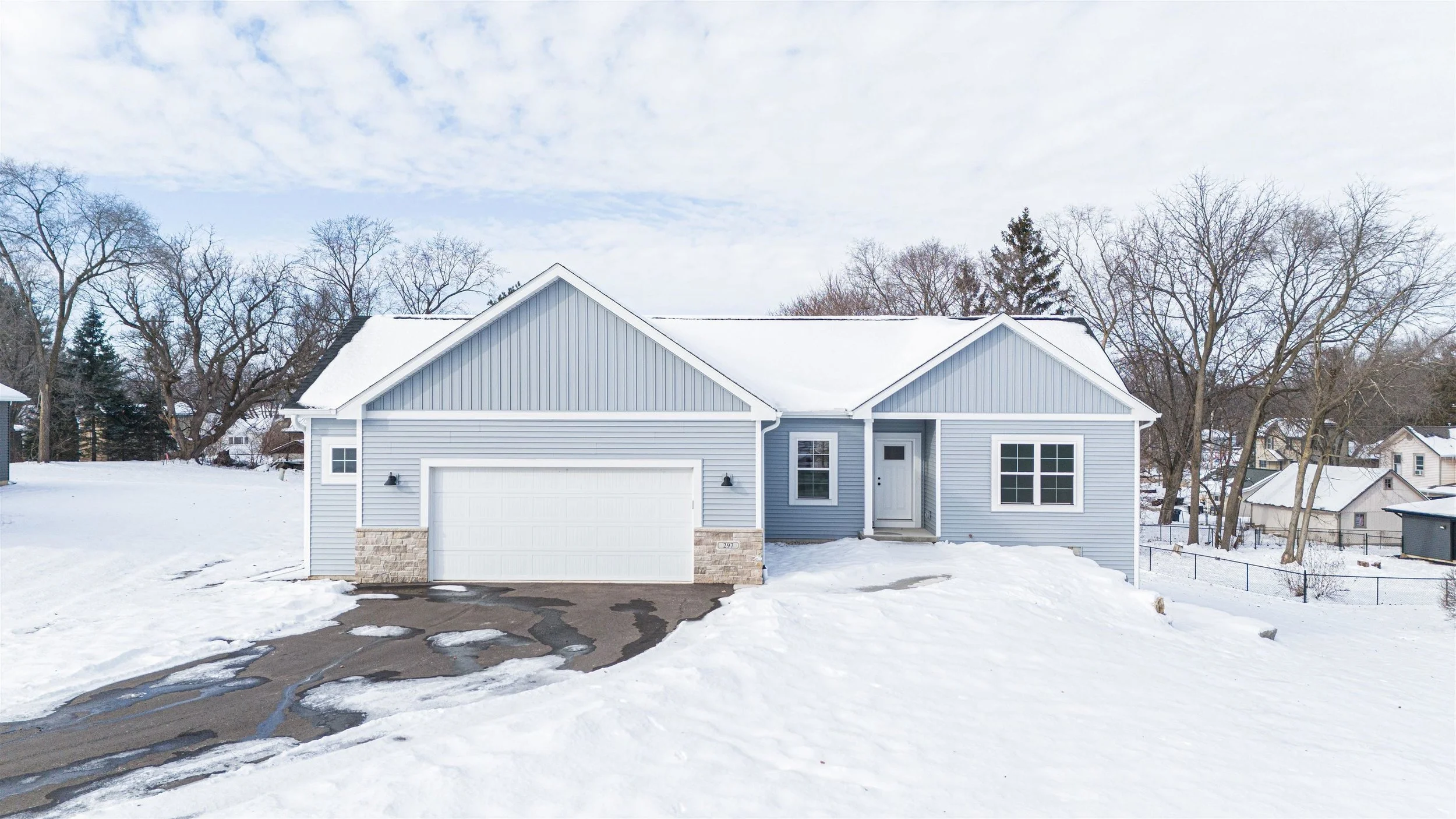 New construction home for sale Mill Valley Estates subdivision Orfordville WI