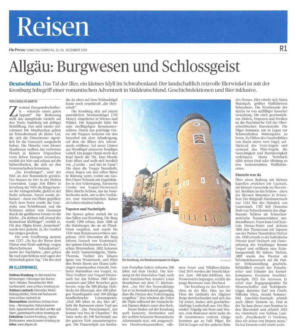 DIE PRESSE, Österreich, 2018