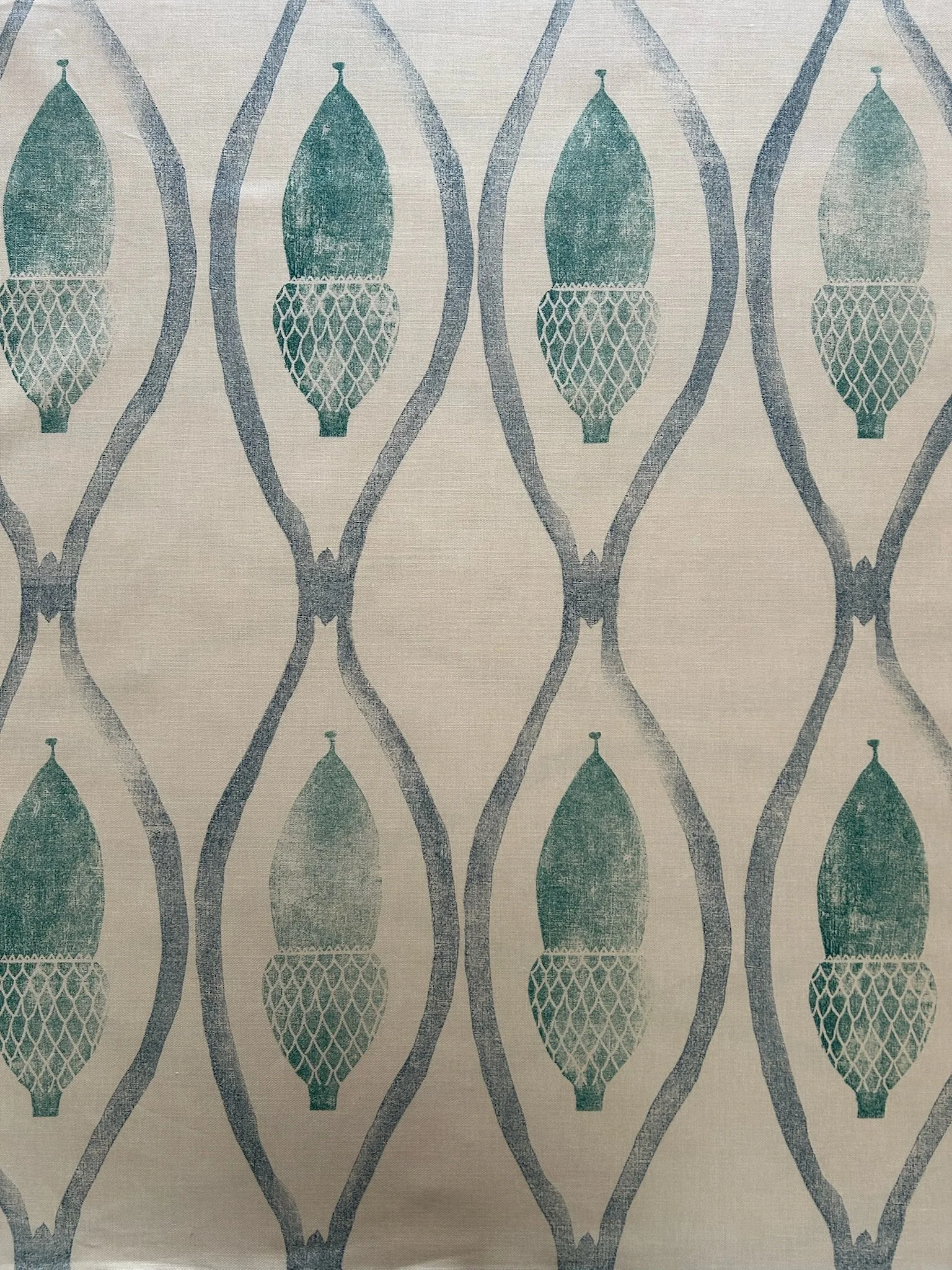 Acorn ~ Ocean Blue and Dark Jade