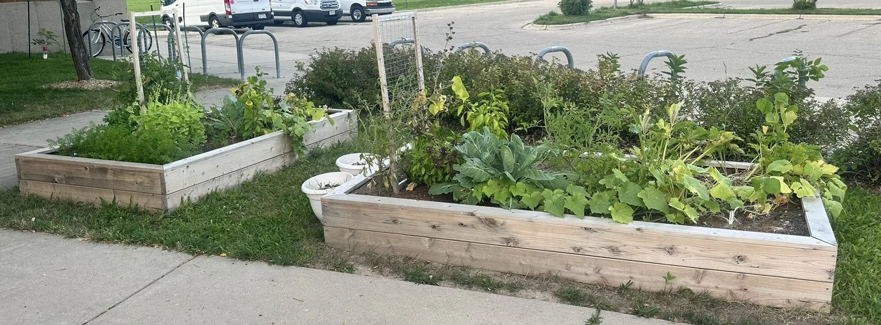 Raised Garden Beds — Lussier Community Education Center, Madison, WI
