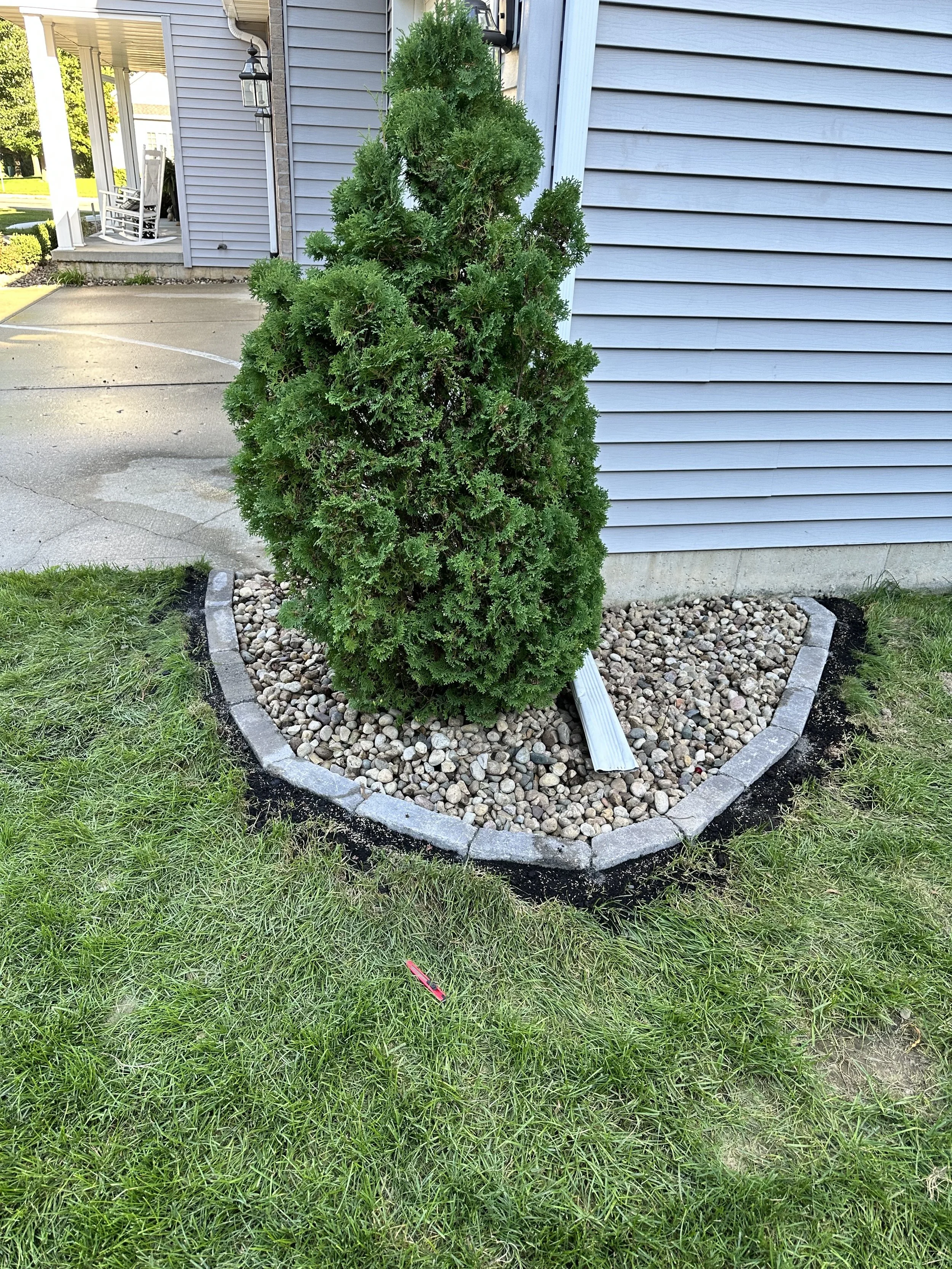 Stone edging — Madison WI