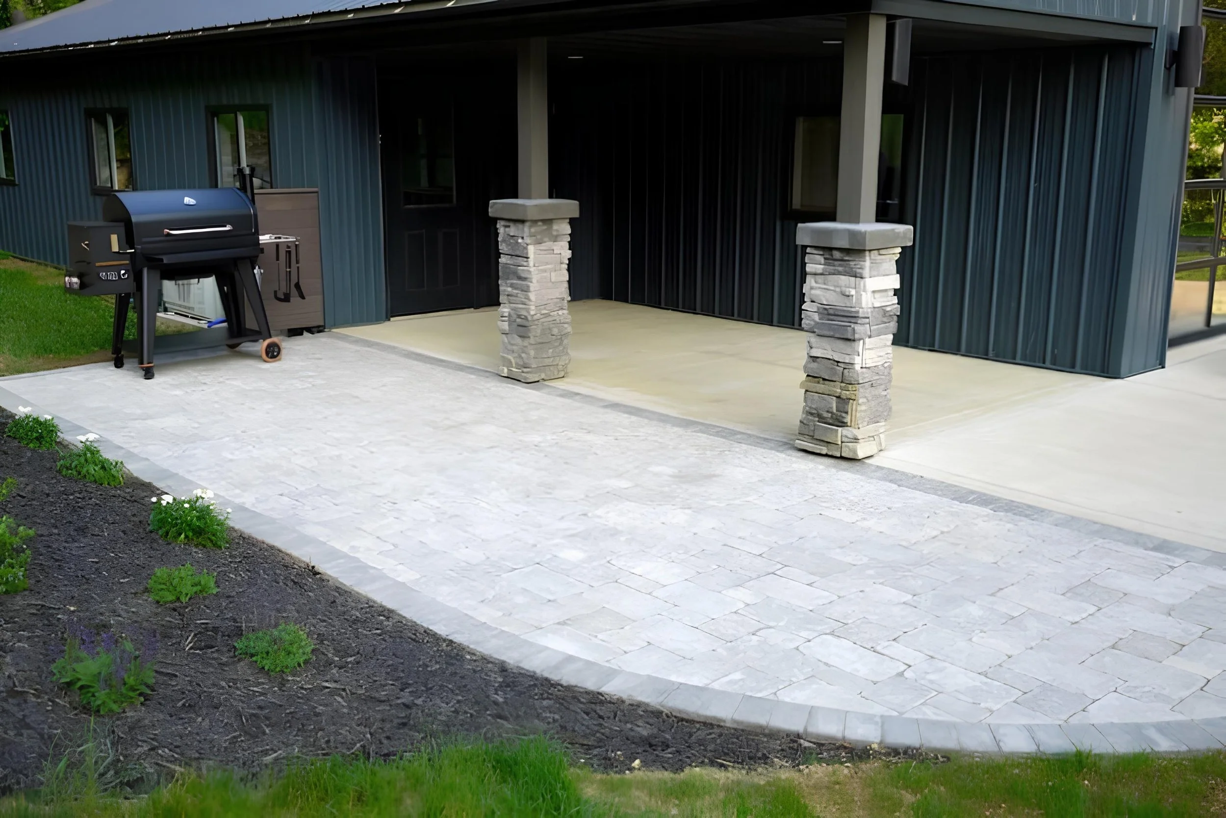 Greystone paver patio — Fitchburg WI