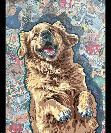 Game Dog  36 x 48  $5,500.