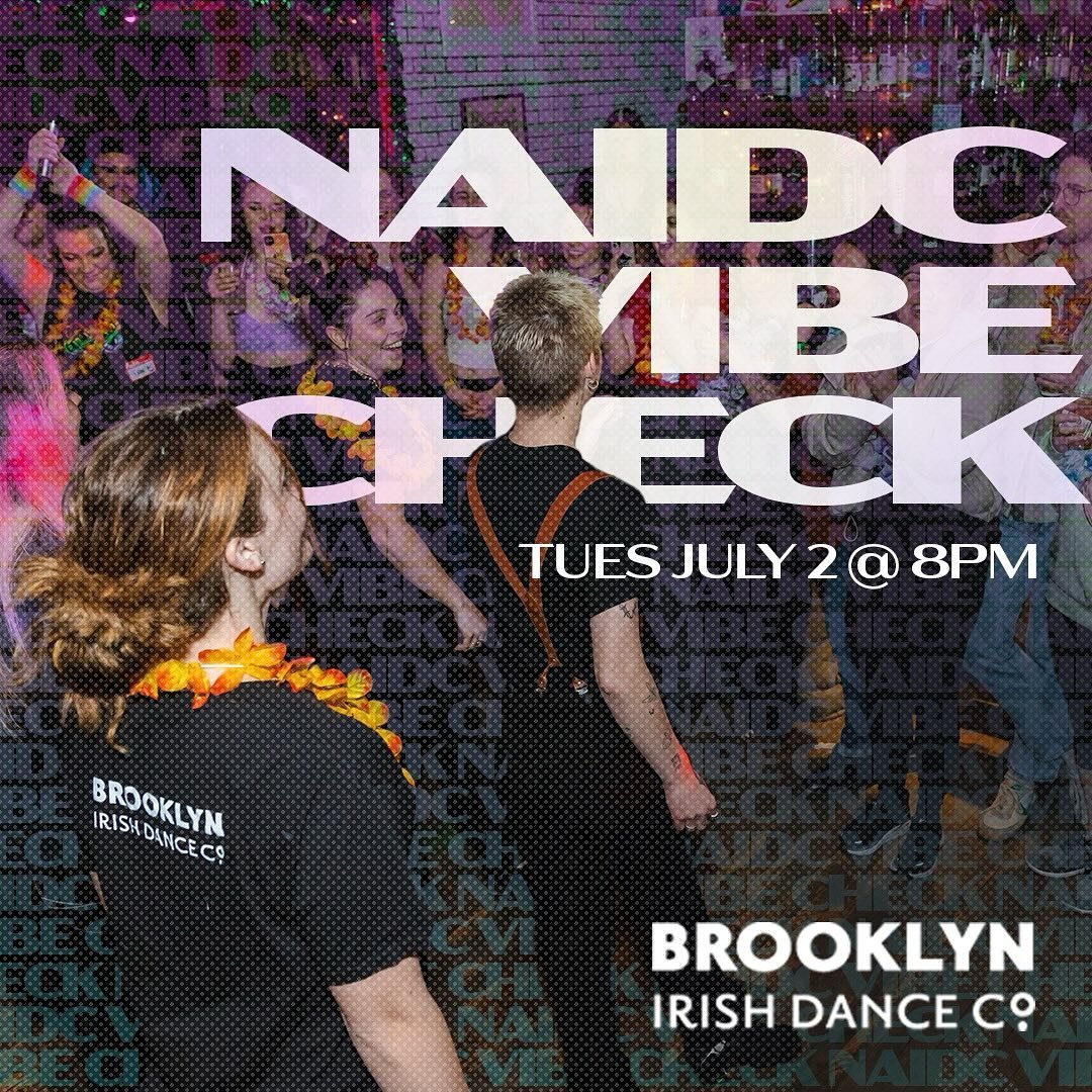 🪬 VIBE CHECK 2024 🪬
we&rsquo;re not auditioning right now but we still want to feel cool, so come hang out with Brooklyn and learn a thing or two about shows, auditions and more!

Want a chance to talk to former dancers of riverdance, Lord, Busch g