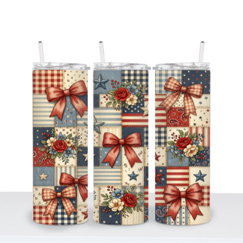 Retro Red, White, and Blue