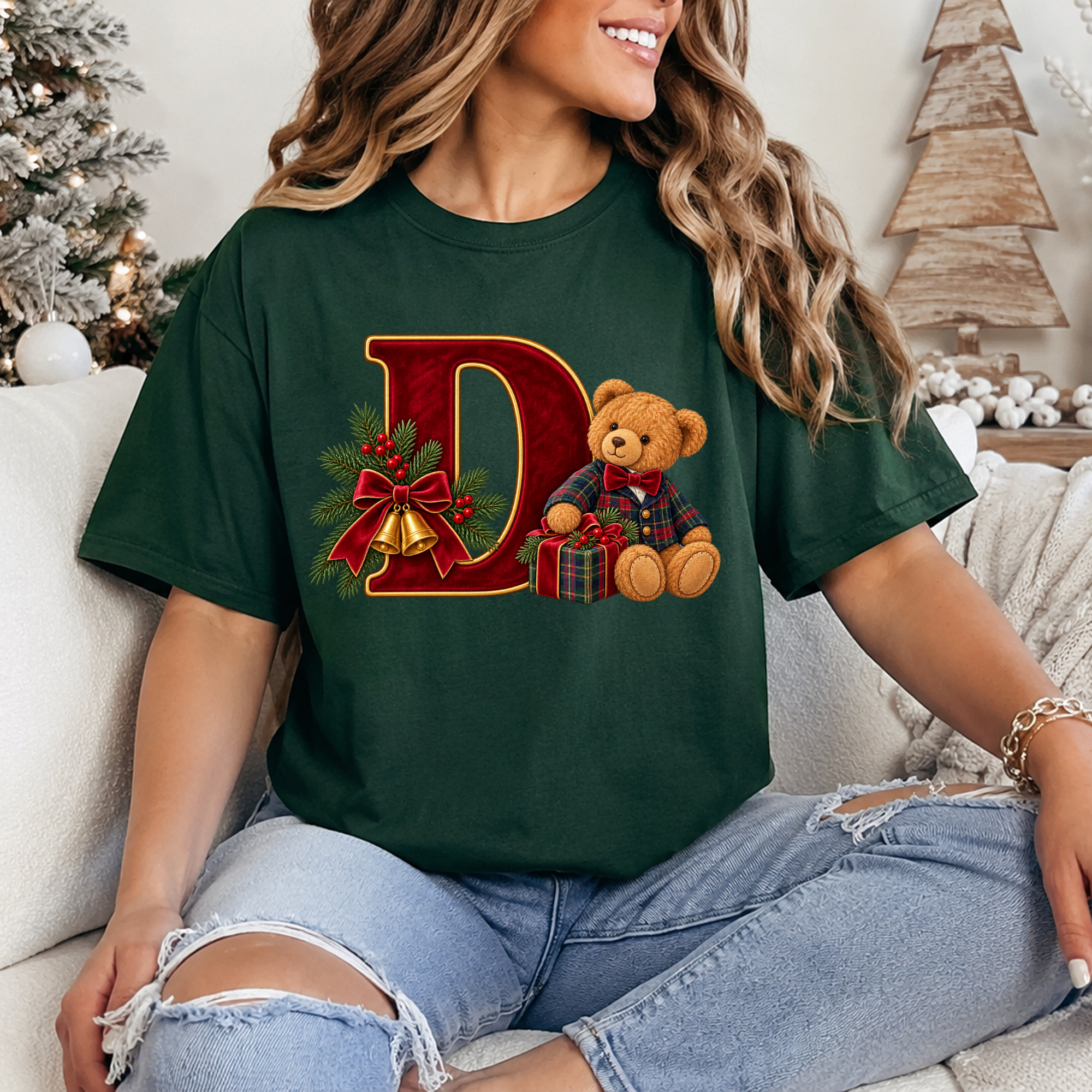 Preppy Bear Letter Personalized