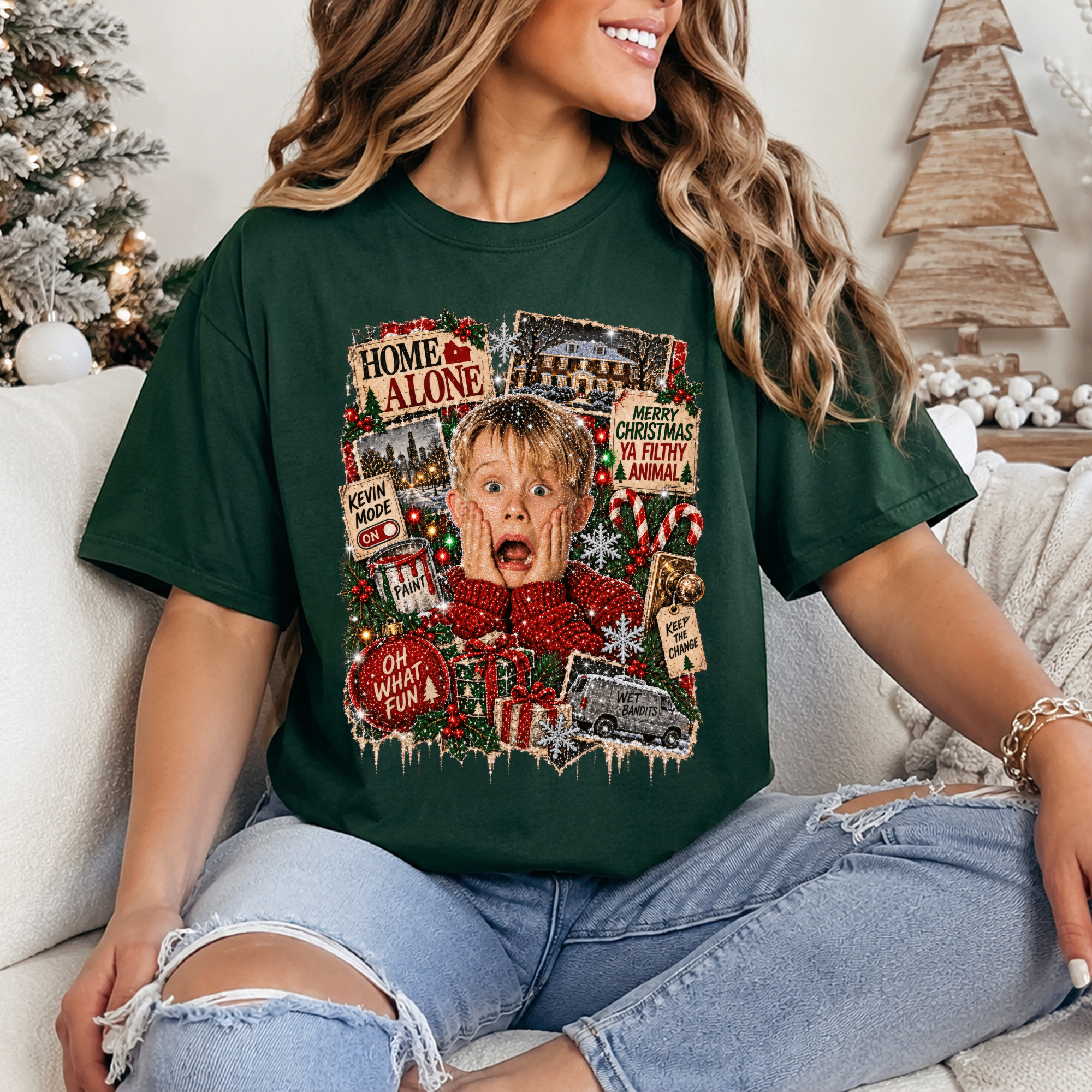 Home Alone Faux Glitter