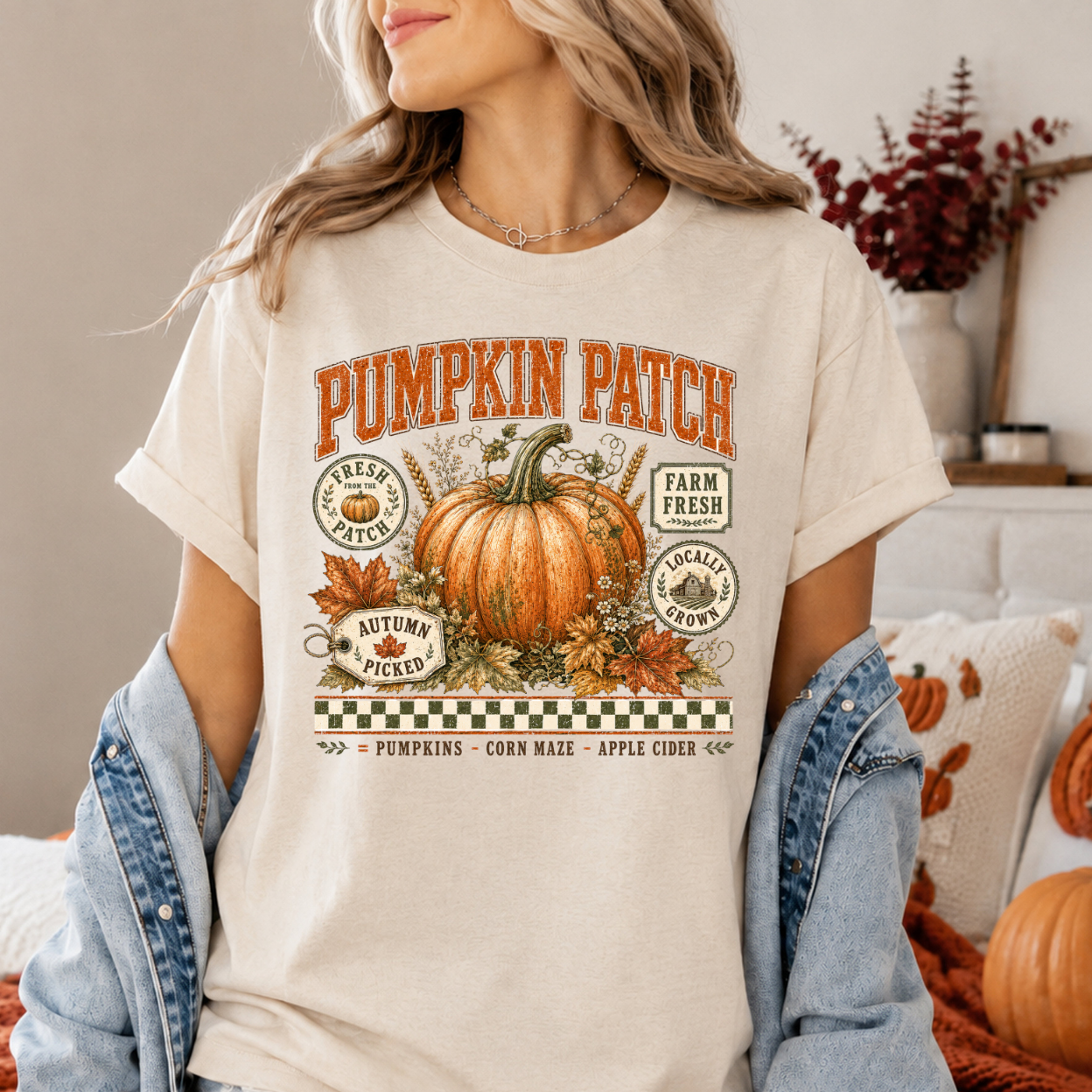 Pumpkin Patch Checkers