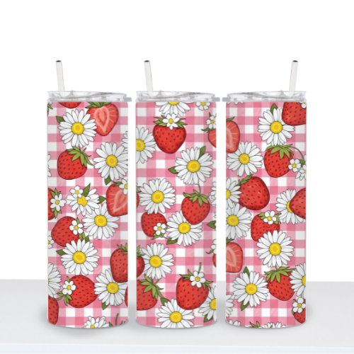 Strawberries and Daisies