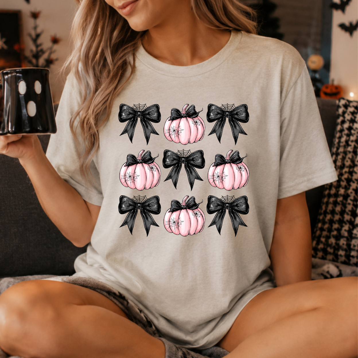 Pink Pumpkin Bows